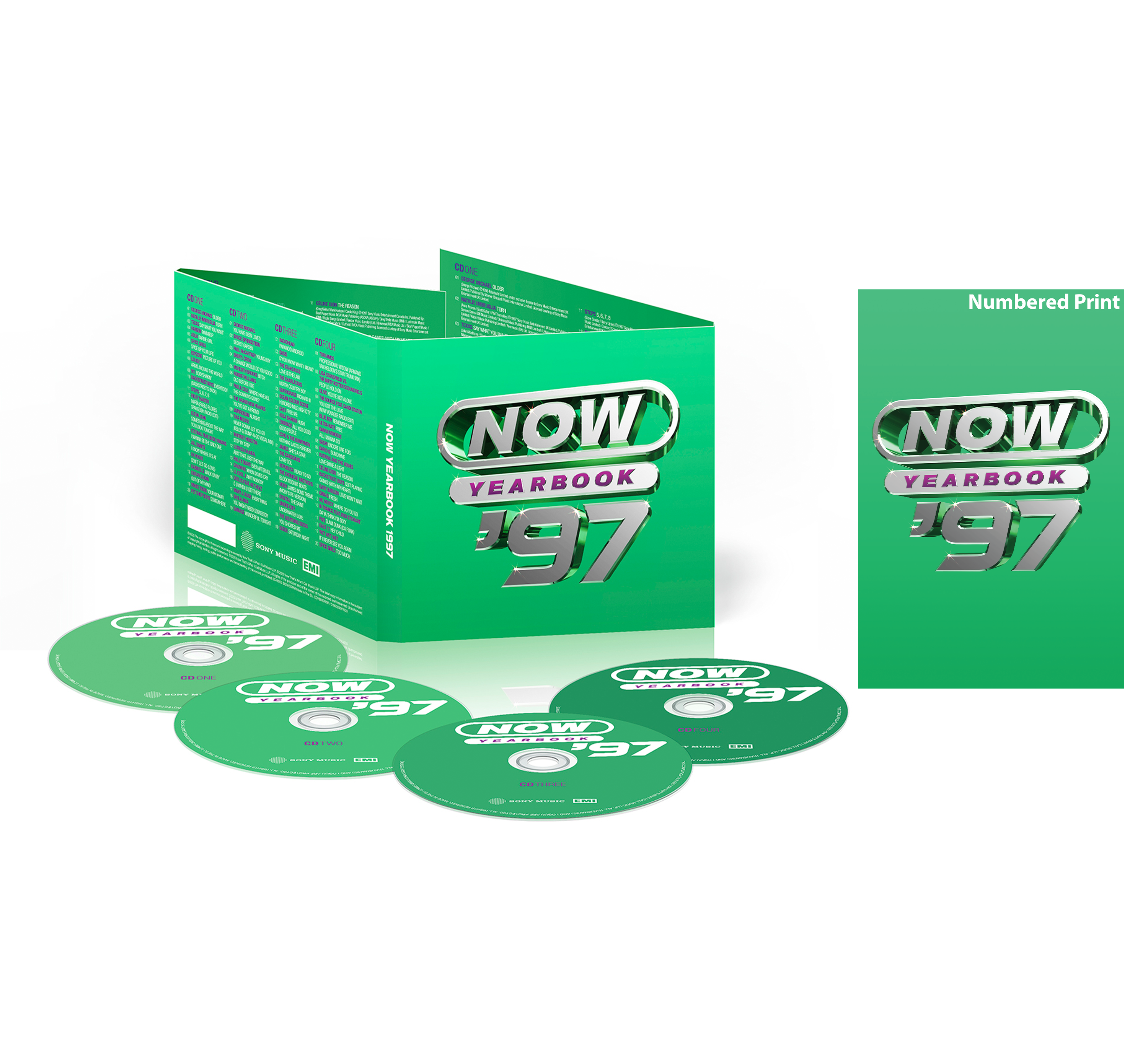 NOW – Yearbook 1997 (4CD) & Exclusive Numbered Art Card