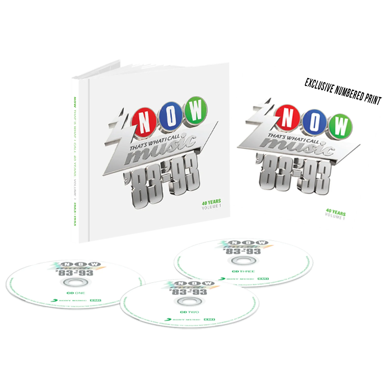 NOW That's What I Call 40 Years: Volume 1 - 1983-1993 (3CD) & Limited Edition NOW 40 Print
