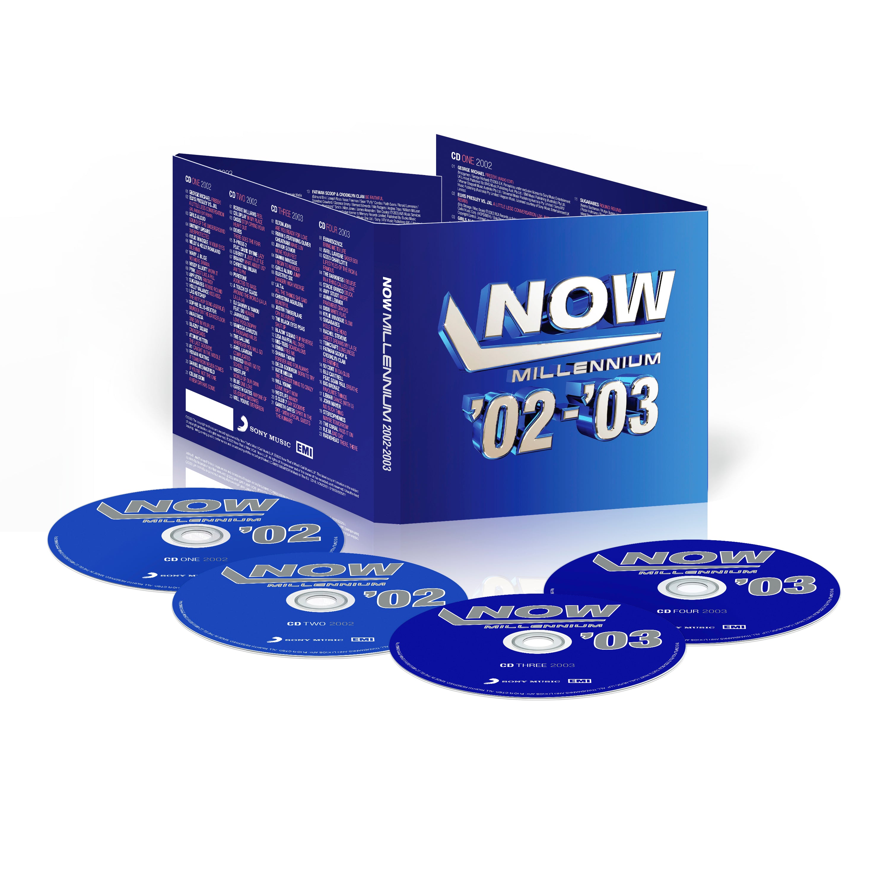 NOW - Millennium 2002 – 2003 (4CD) - NOW MUSIC Official Store