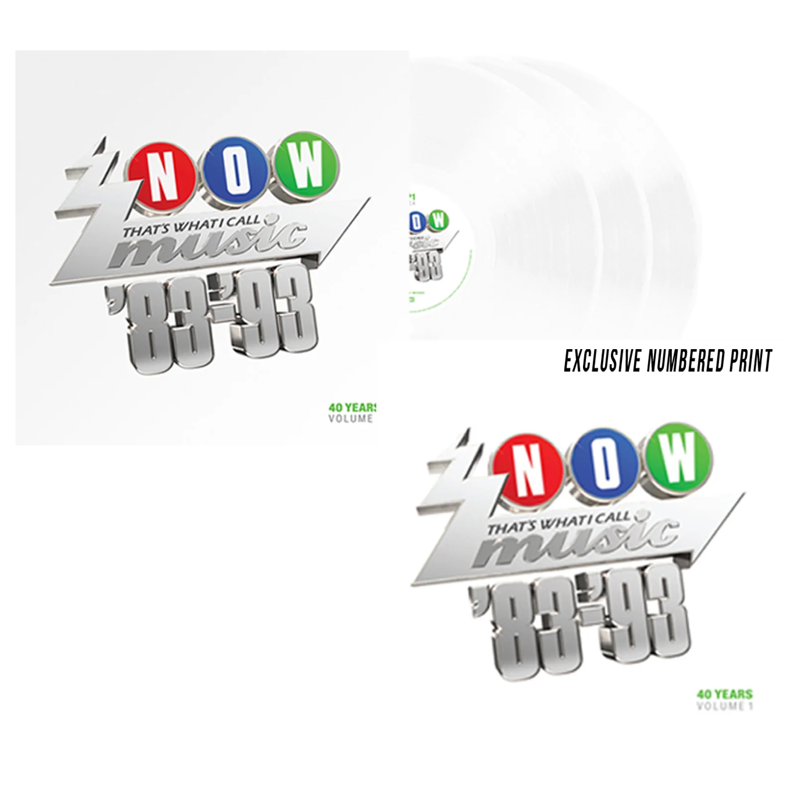 NOW That's What I Call 40 Years: Volume 1 - 1983-1993 (3LP) & Limited Edition NOW 40 Print