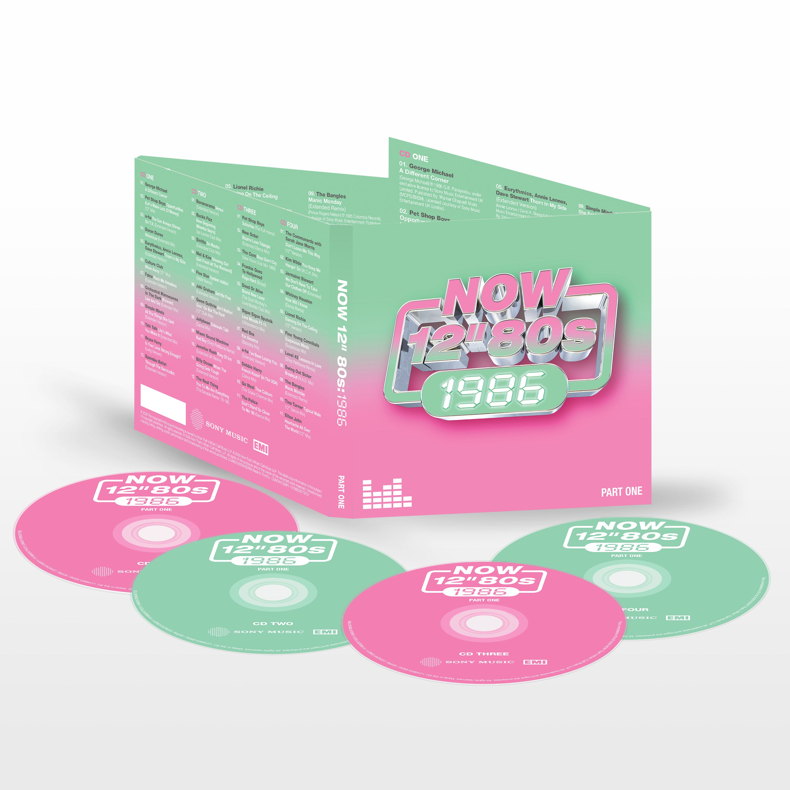 NOW 12” 80s: 1986 – Part One (4CD) - NOW MUSIC Official Store