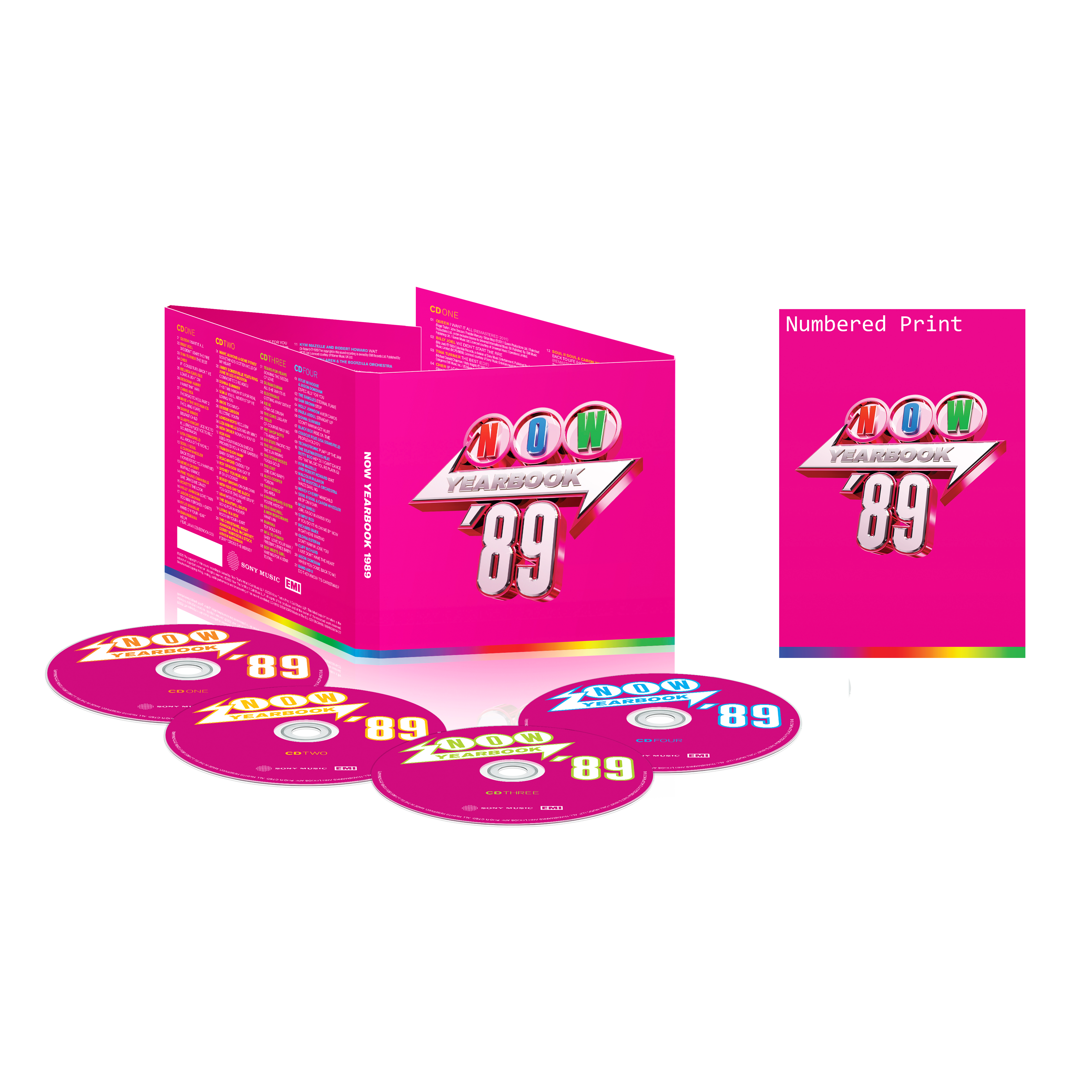 NOW – Yearbook 1989 (4CD) & Exclusive Numbered Print