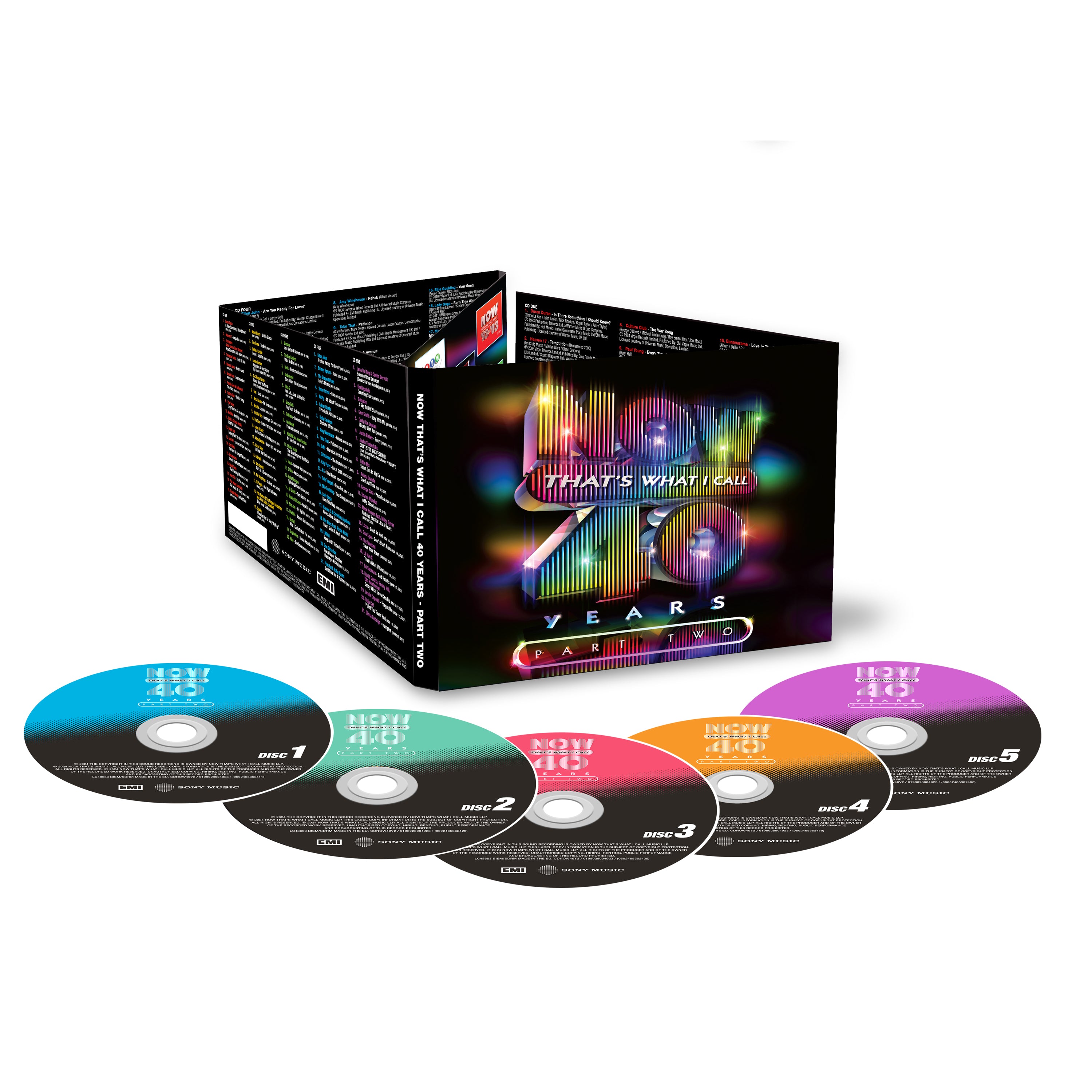 Various Artists - NOW That's What I Call 40 Years - Part Two (5CD)