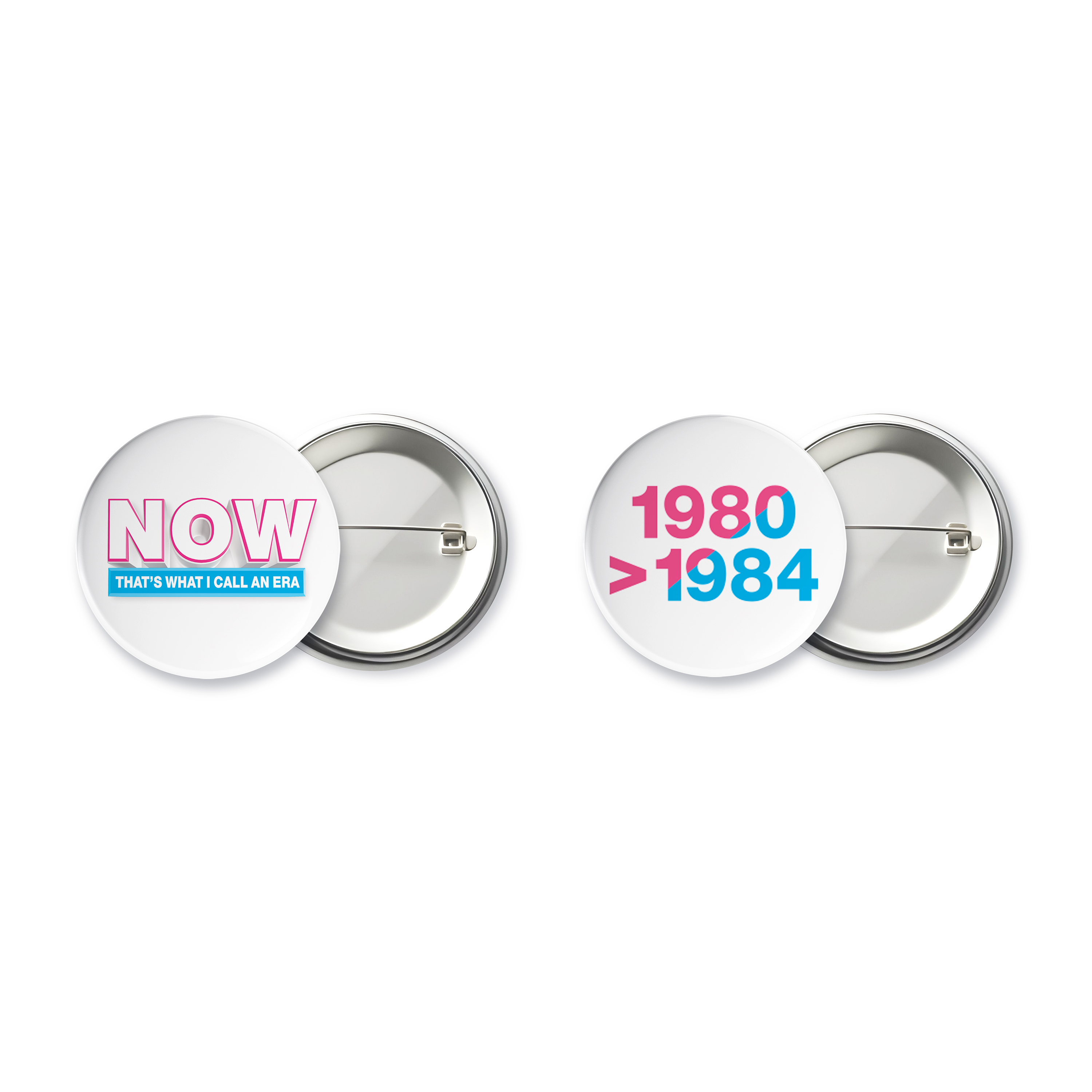 NOW That's What I Call An Era: The Albums - 1980-1984 (3LP) & Badge Set