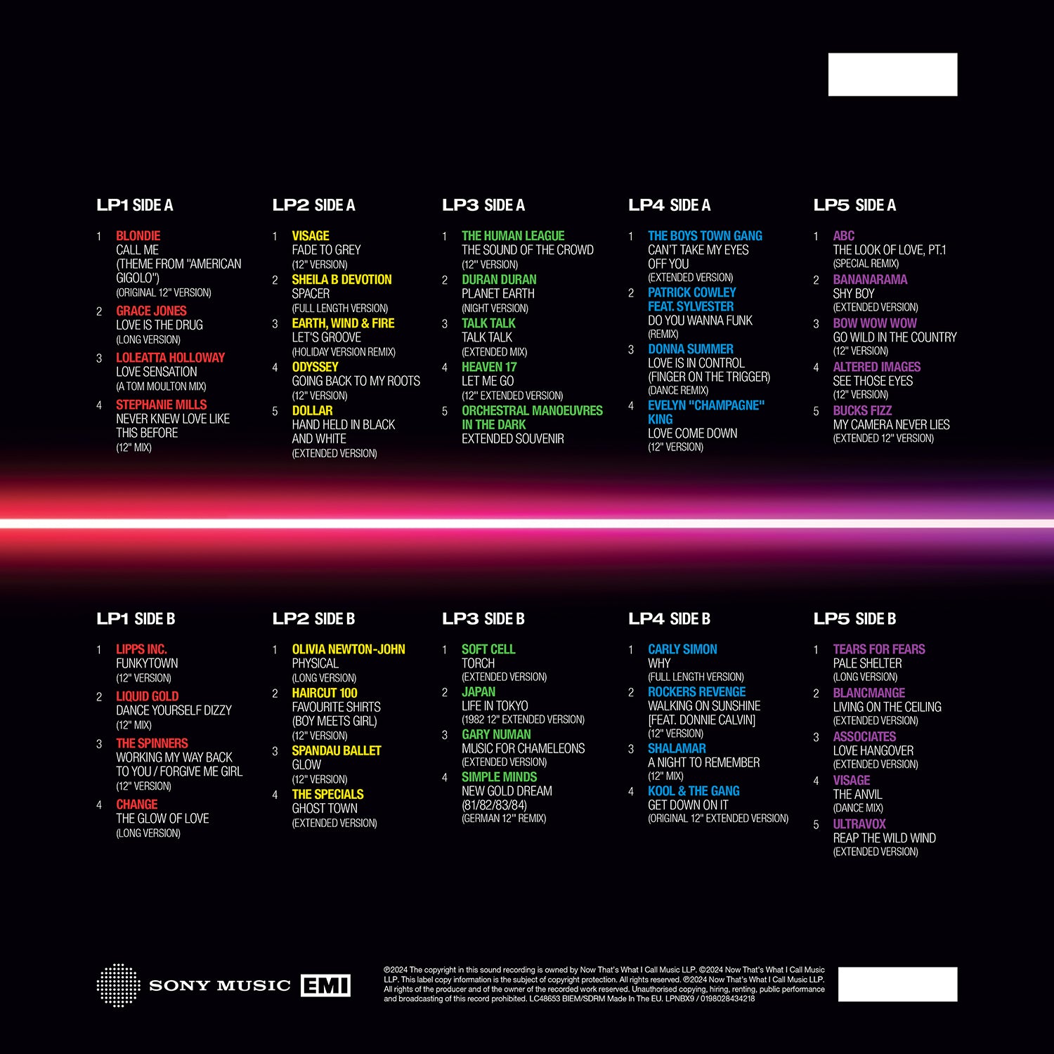 Various Artists - NOW Presents…12” 80s: Part One – 1980-1982 (5LP)