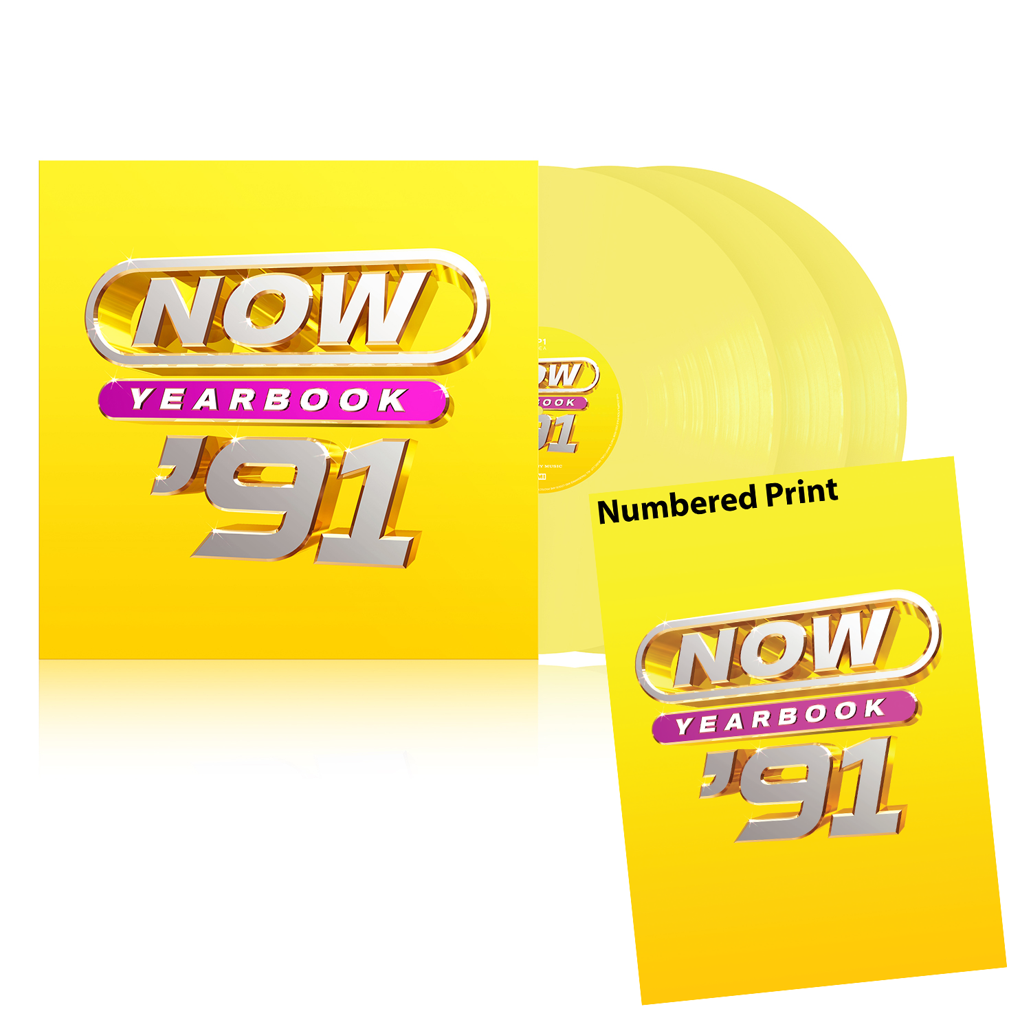 NOW – Yearbook 1991 (3LP) & Exclusive Numbered Print