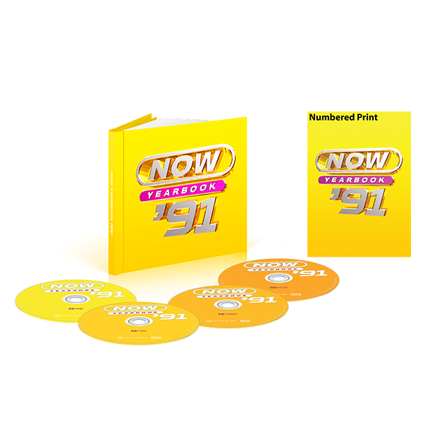 NOW – Yearbook 1991 (Special Edition 4CD) & Exclusive Numbered Print