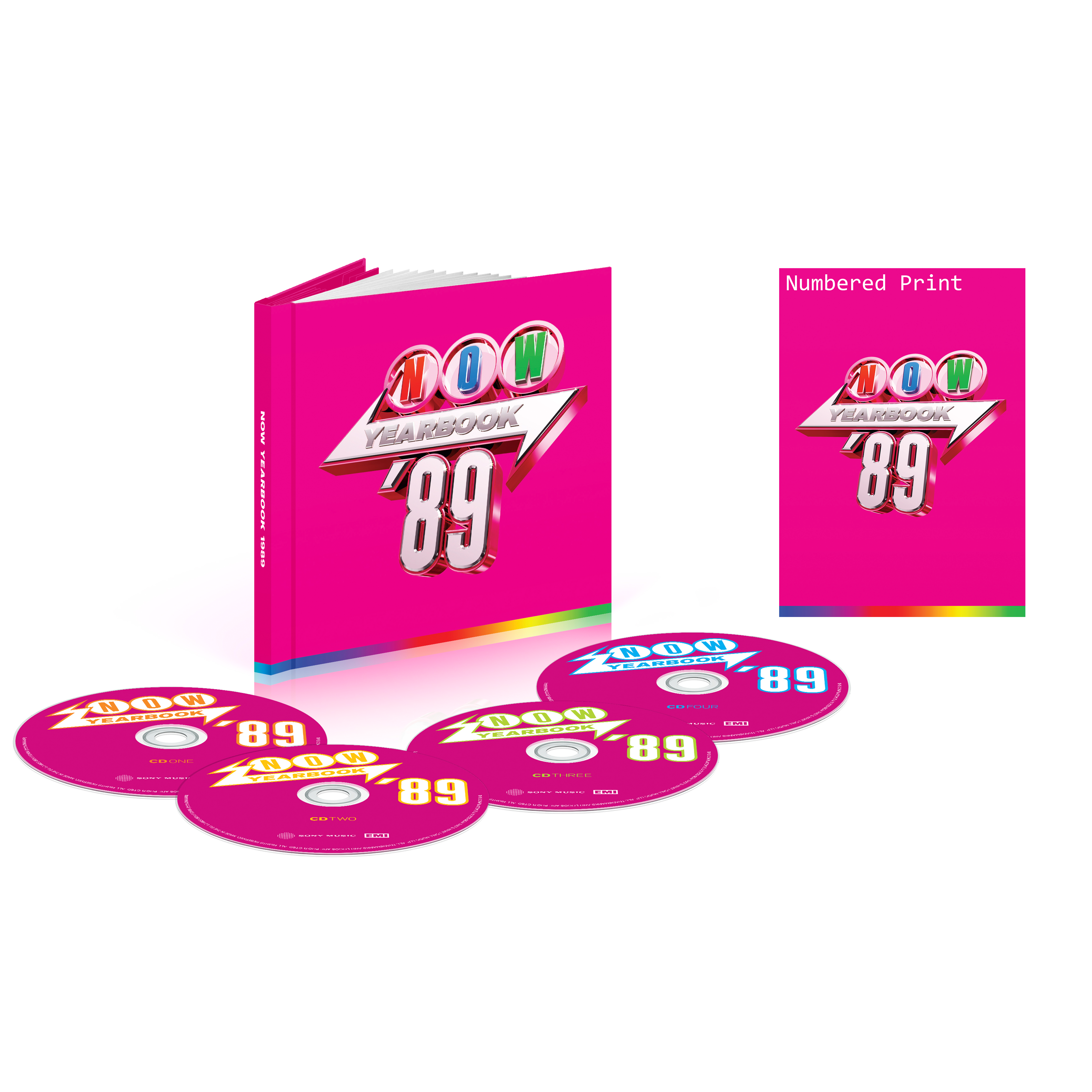NOW – Yearbook 1989 (Special Edition 4CD) & Exclusive Numbered Print
