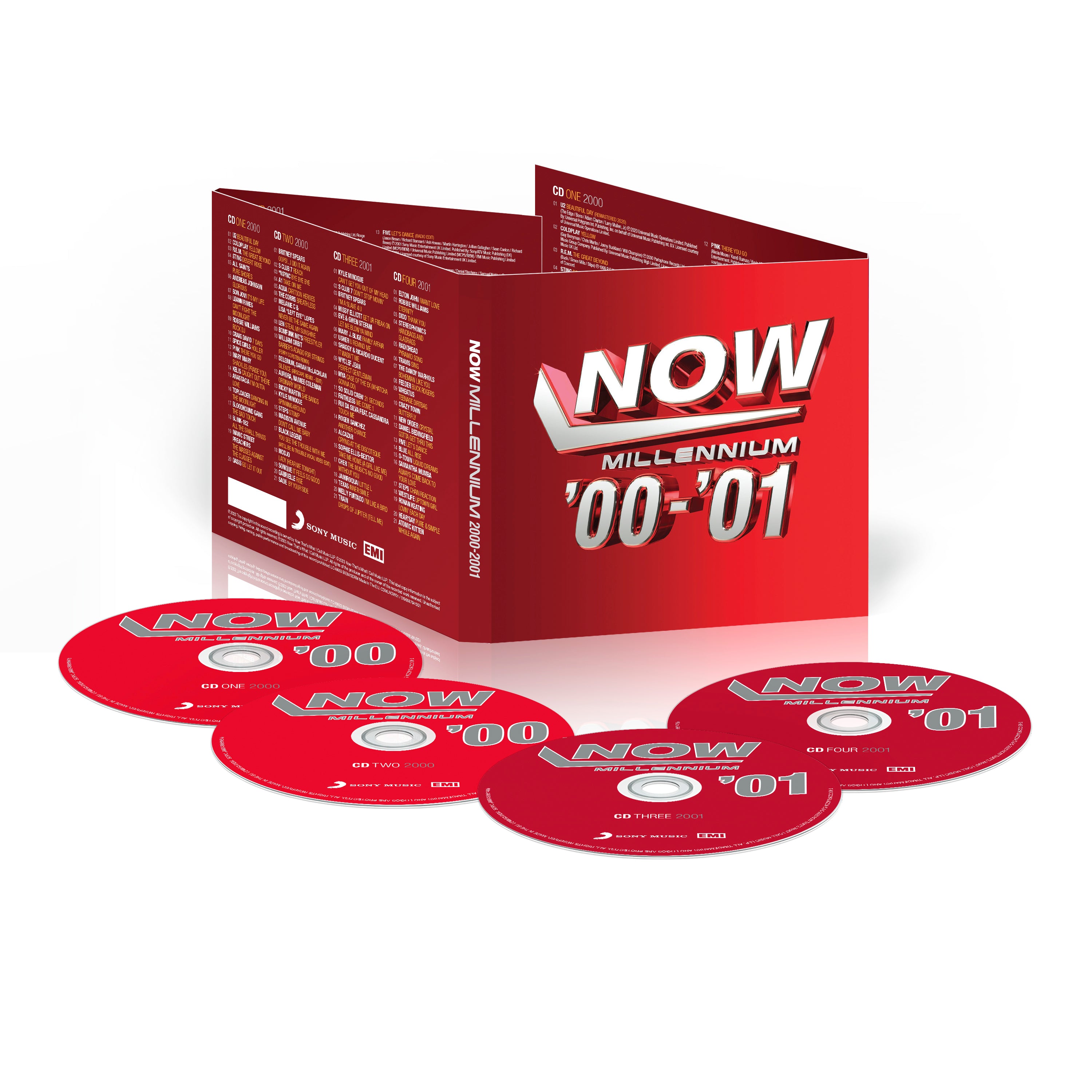 Various Artists - NOW - Millennium 2000 - 2001 (4CD) - NOW MUSIC