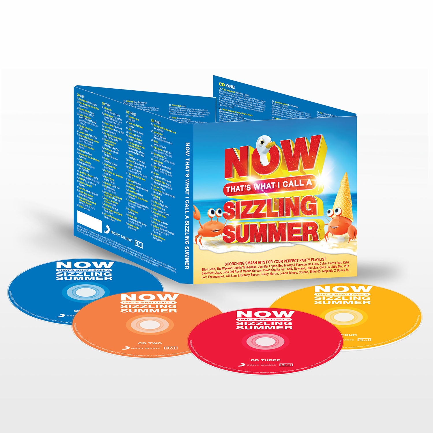 Various Artists - NOW That’s What I Call A Sizzling Summer (4CD)