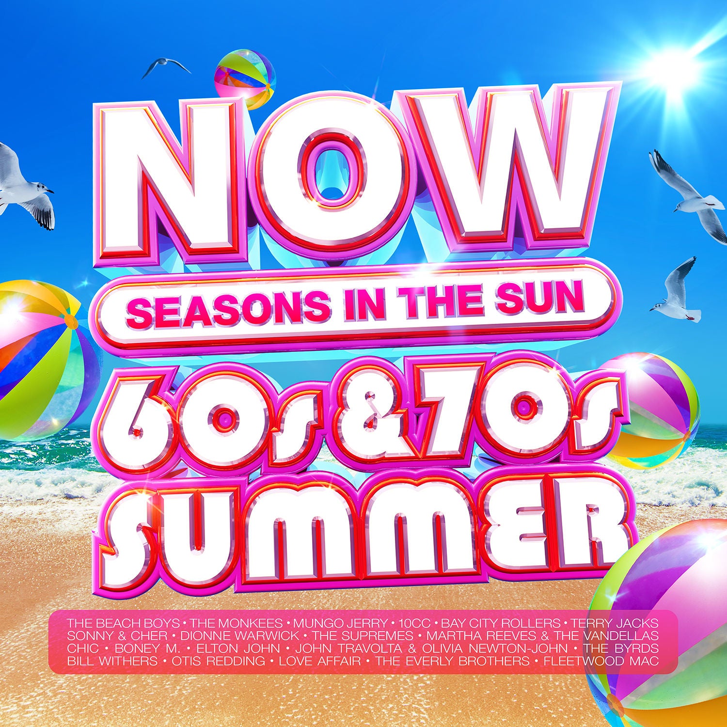 NOW That's What I Call A 60s & 70s Summer: Seasons In The Sun (4CD