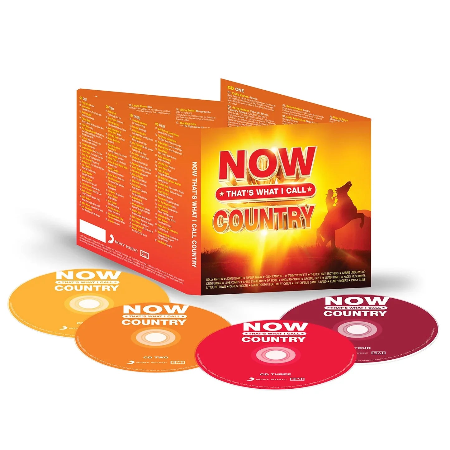 Various Artists - NOW That’s What I Call Country (4CD album)