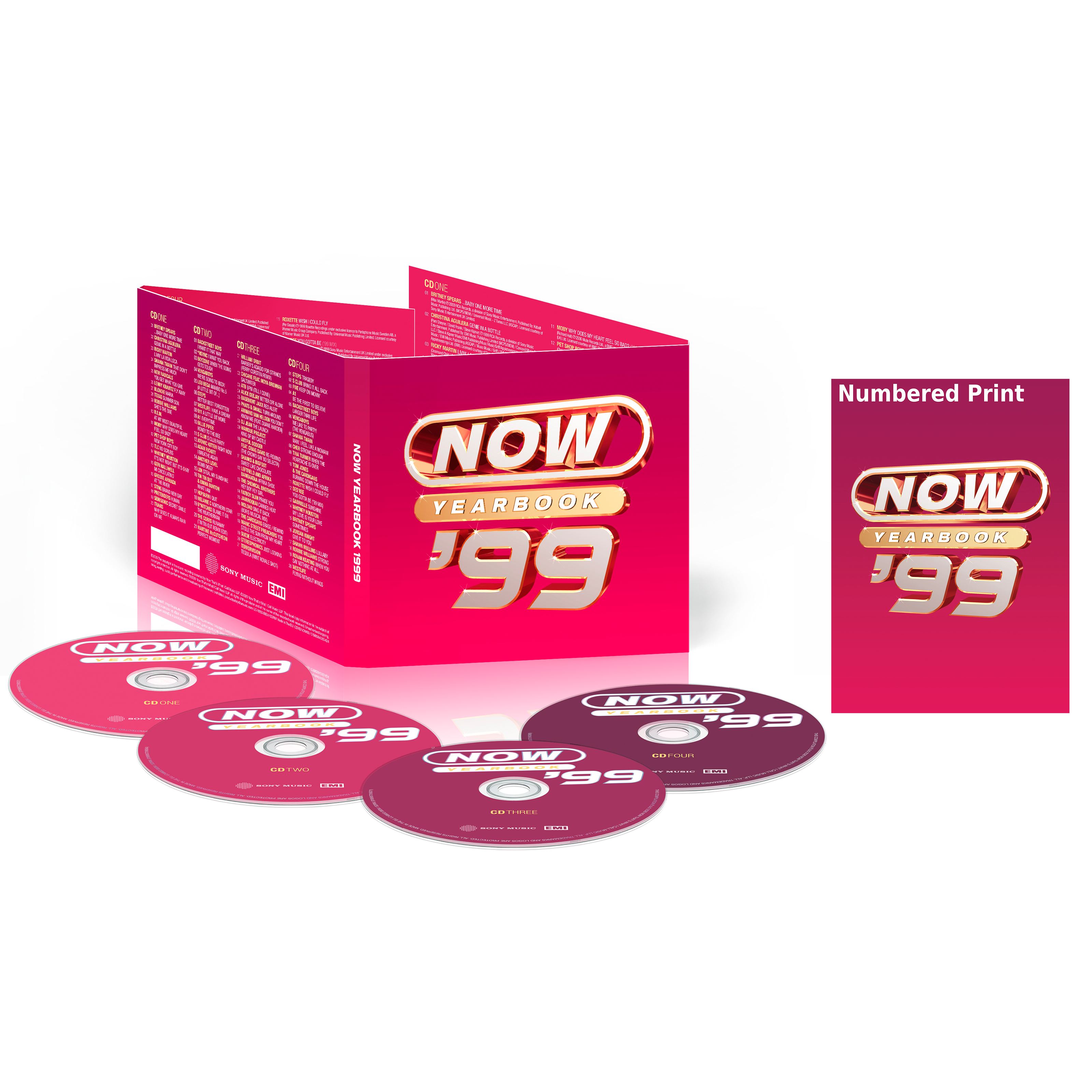 NOW - Yearbook 1999 (4CD) & Exclusive Numbered Print