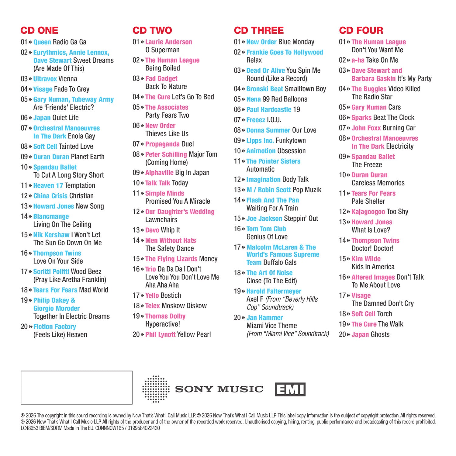 Various Artists - NOW That's What I Call An Era - (FEELS LIKE) HEAVEN: 1978-1985 (4CD)