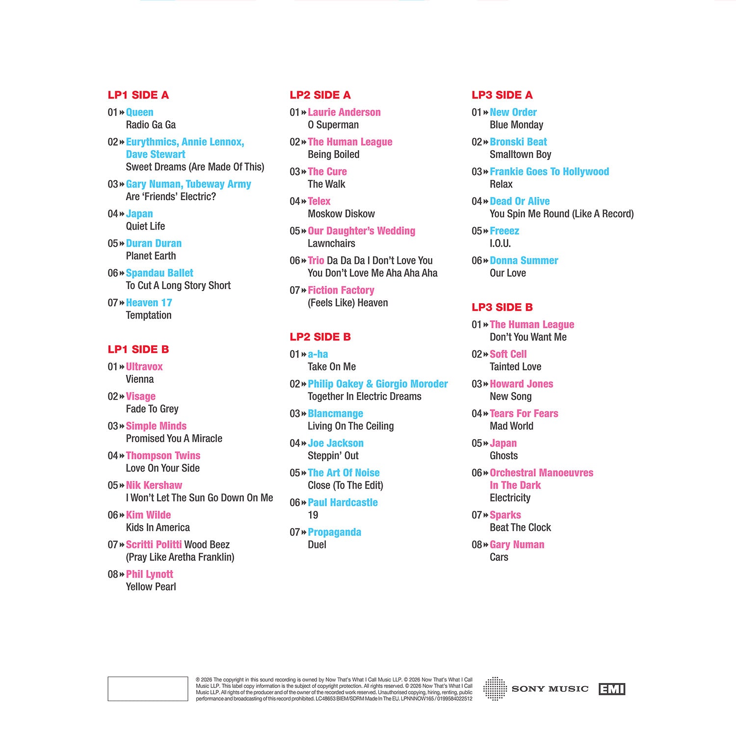 Various Artists - NOW That's What I Call An Era - (FEELS LIKE) HEAVEN: 1978-1985 (3LP)