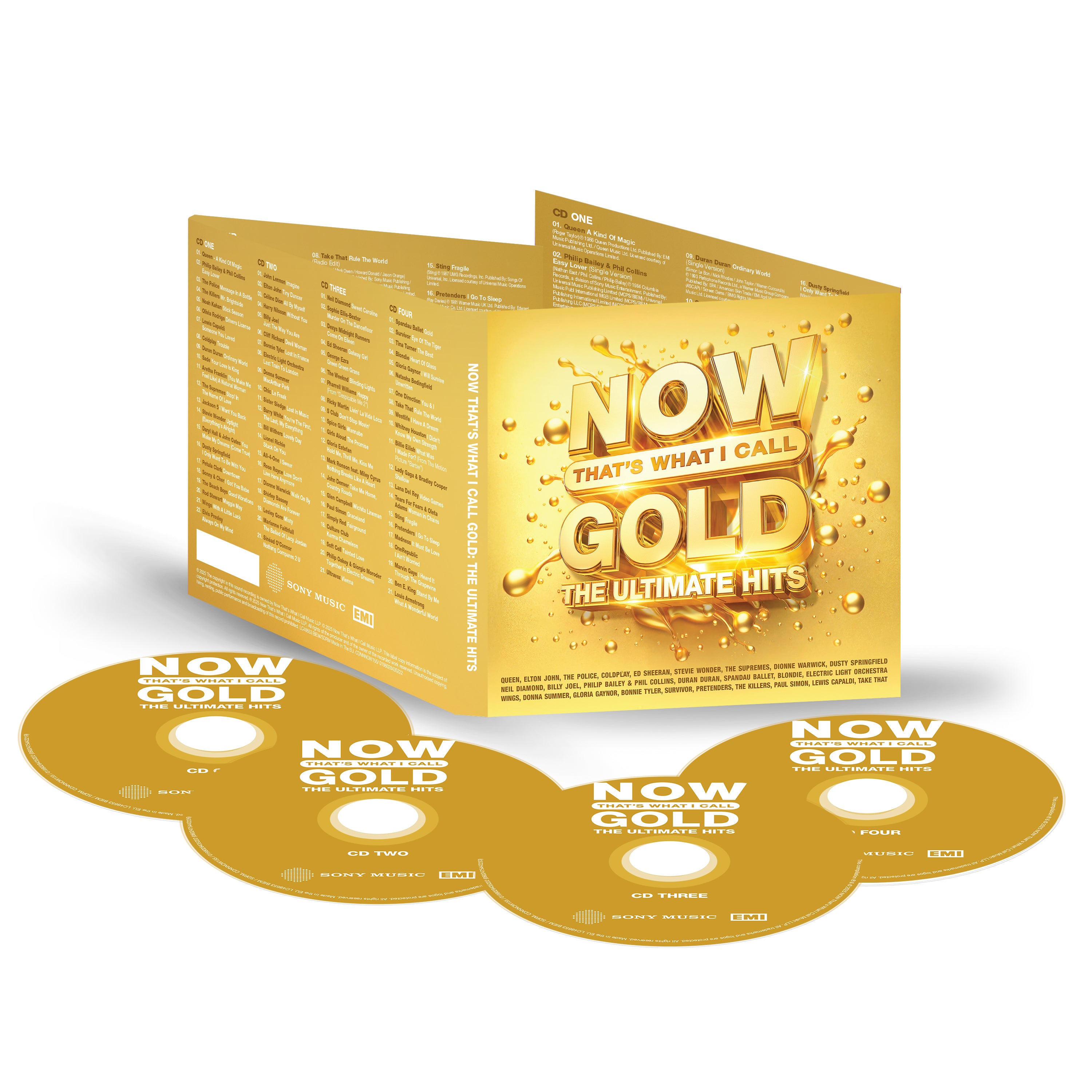 NOW That's What I Call Gold - The Ultimate Hits (4CD) - NOW MUSIC ...