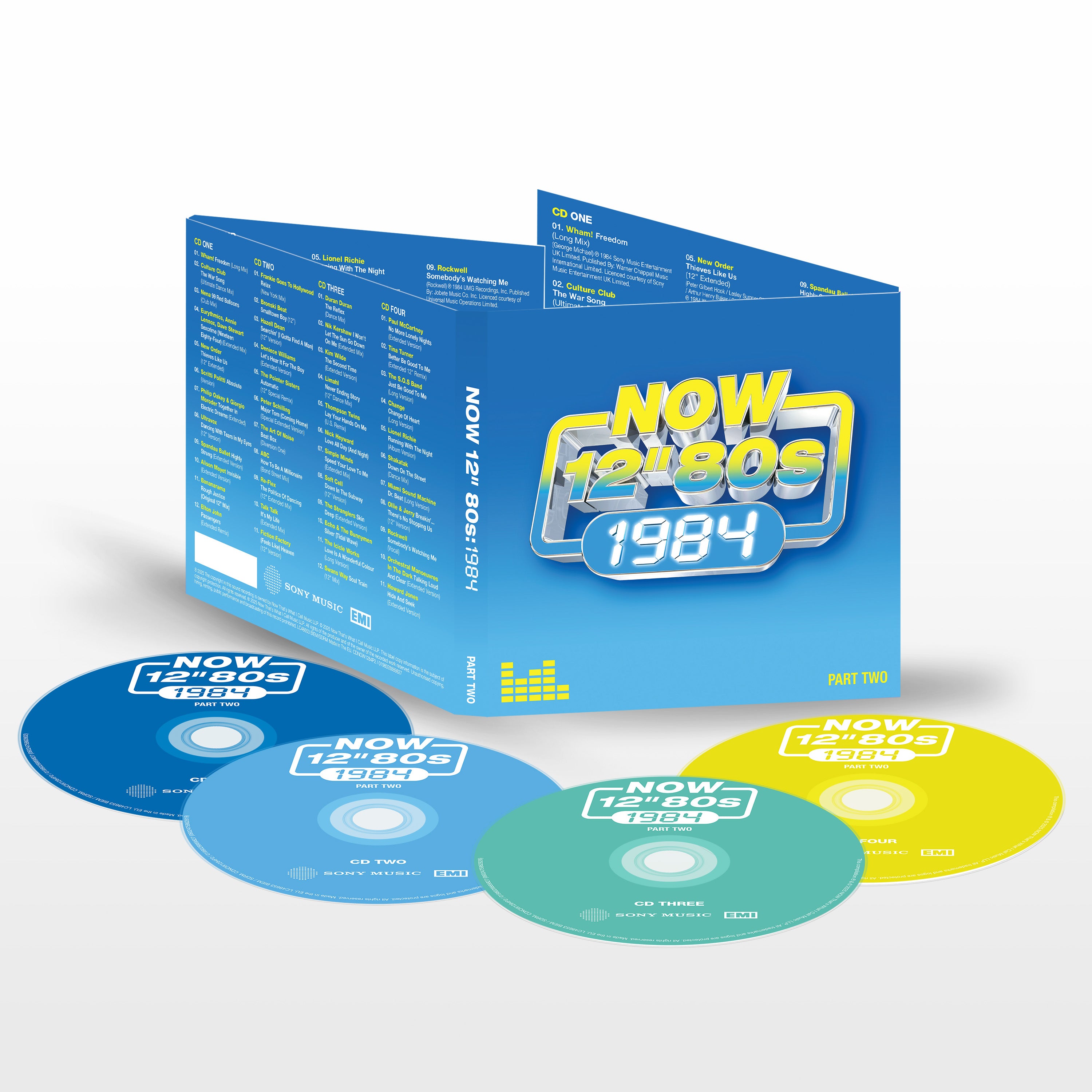 Various Artists - NOW 12" 80s: 1984 - Part Two (4CD)