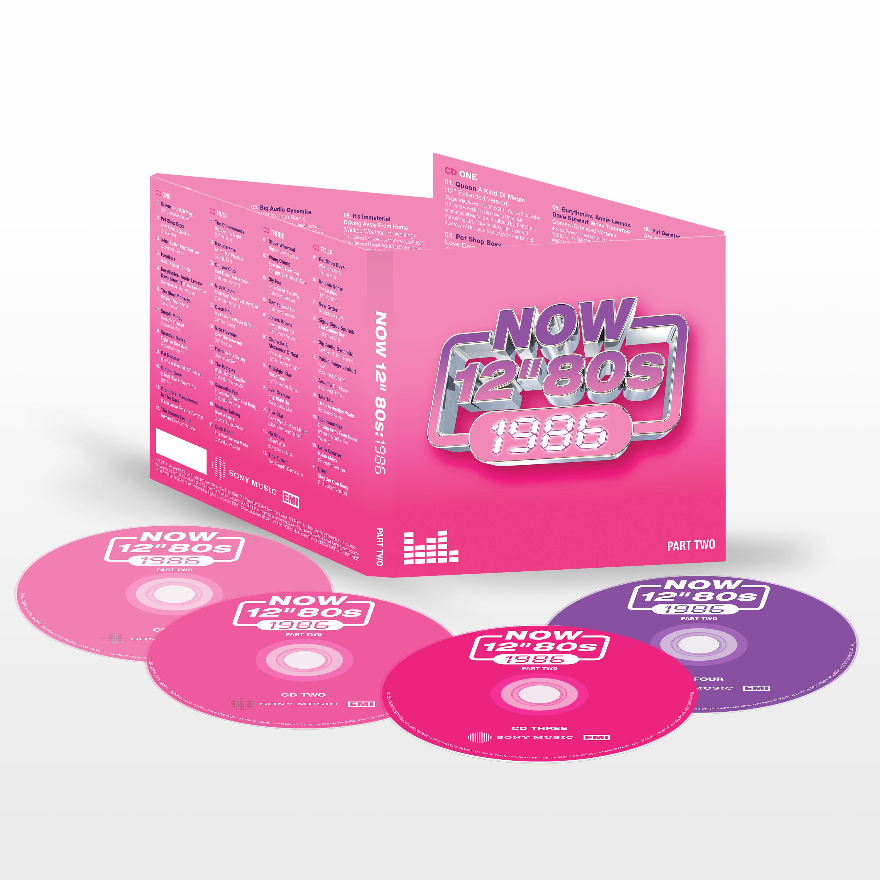 Various Artists - NOW 12" 80s: 1986 - Part Two (4CD)