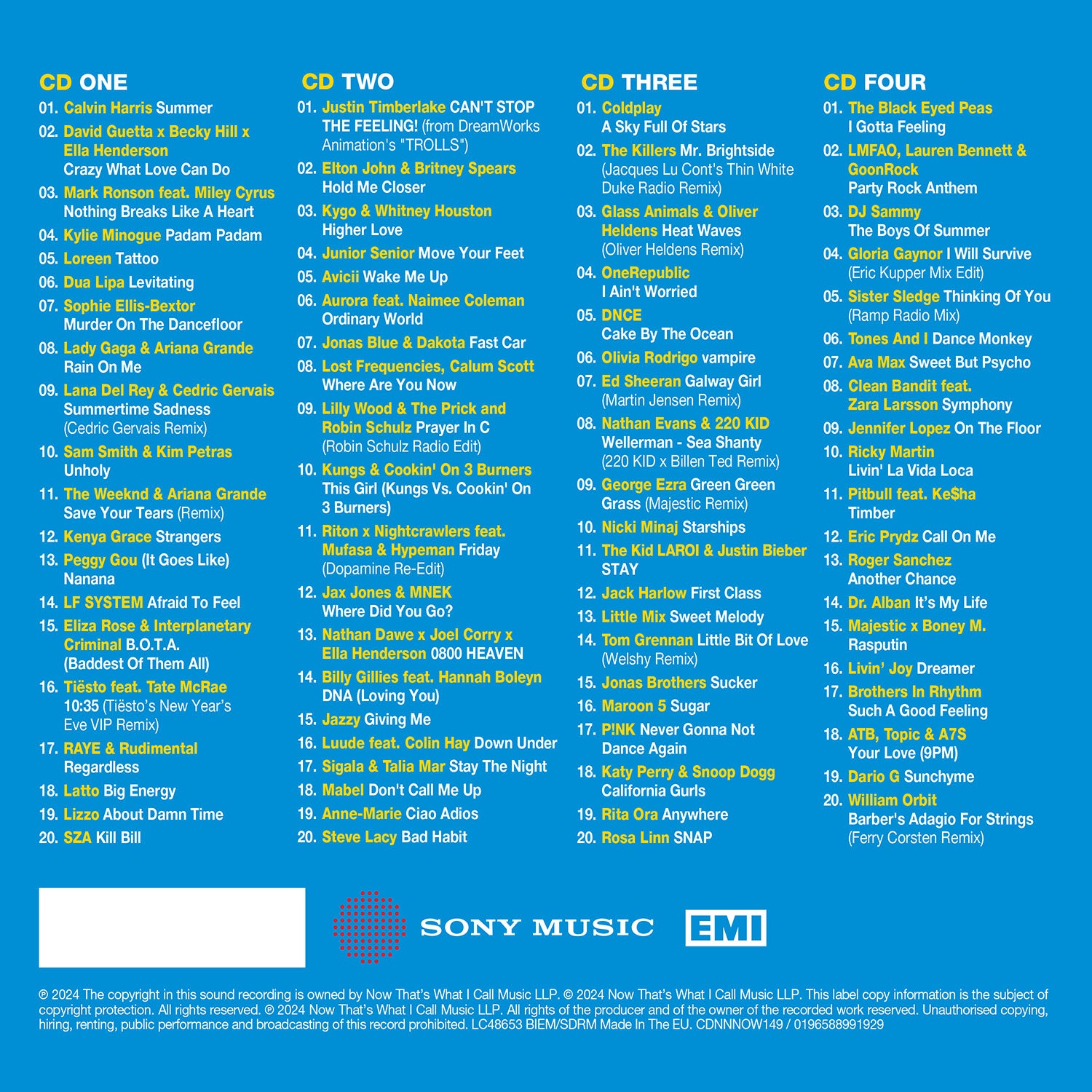 Various Artists - NOW That's What I Call A Summer Party (4CD)