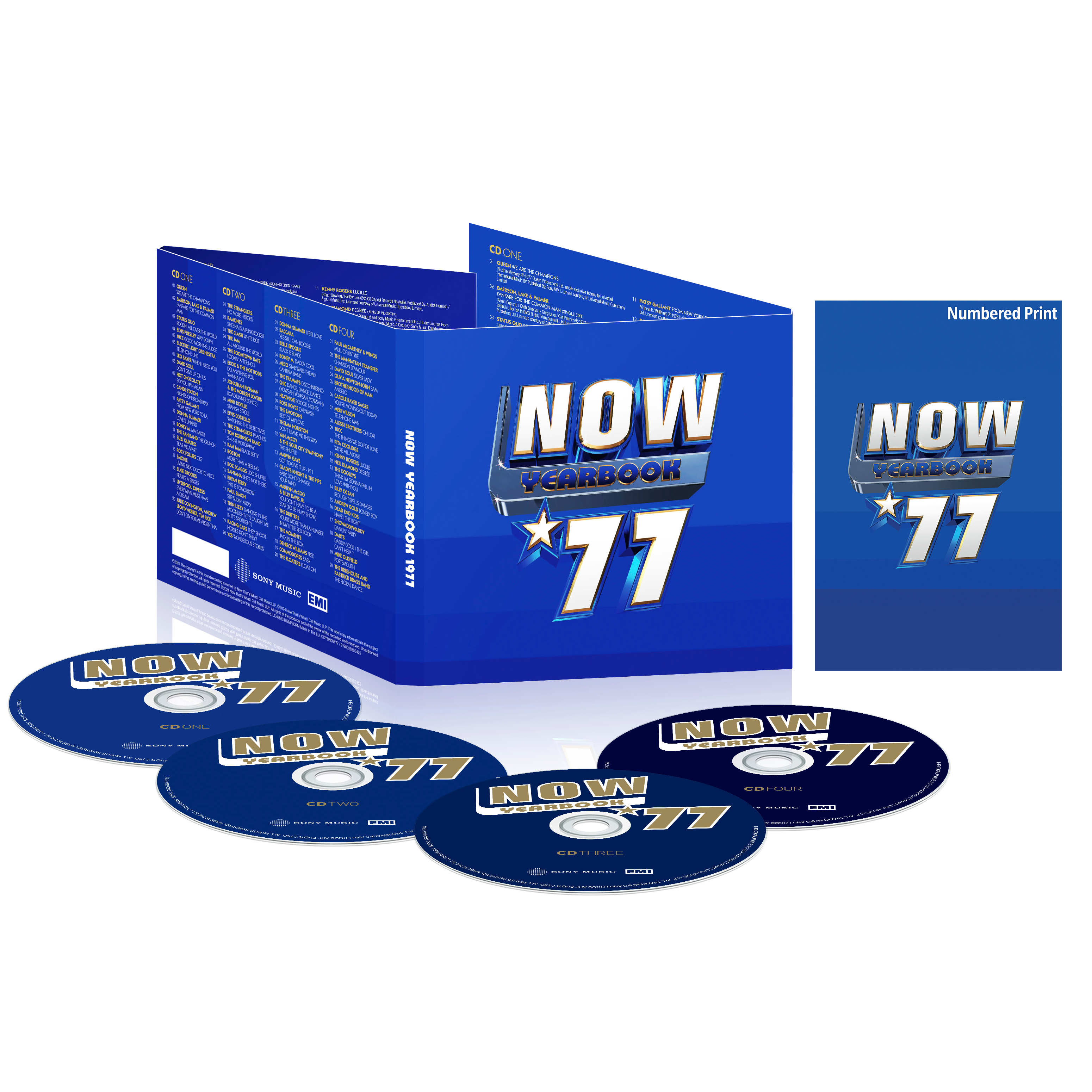 NOW - Yearbook 1977 (4CD) & Exclusive Numbered Print