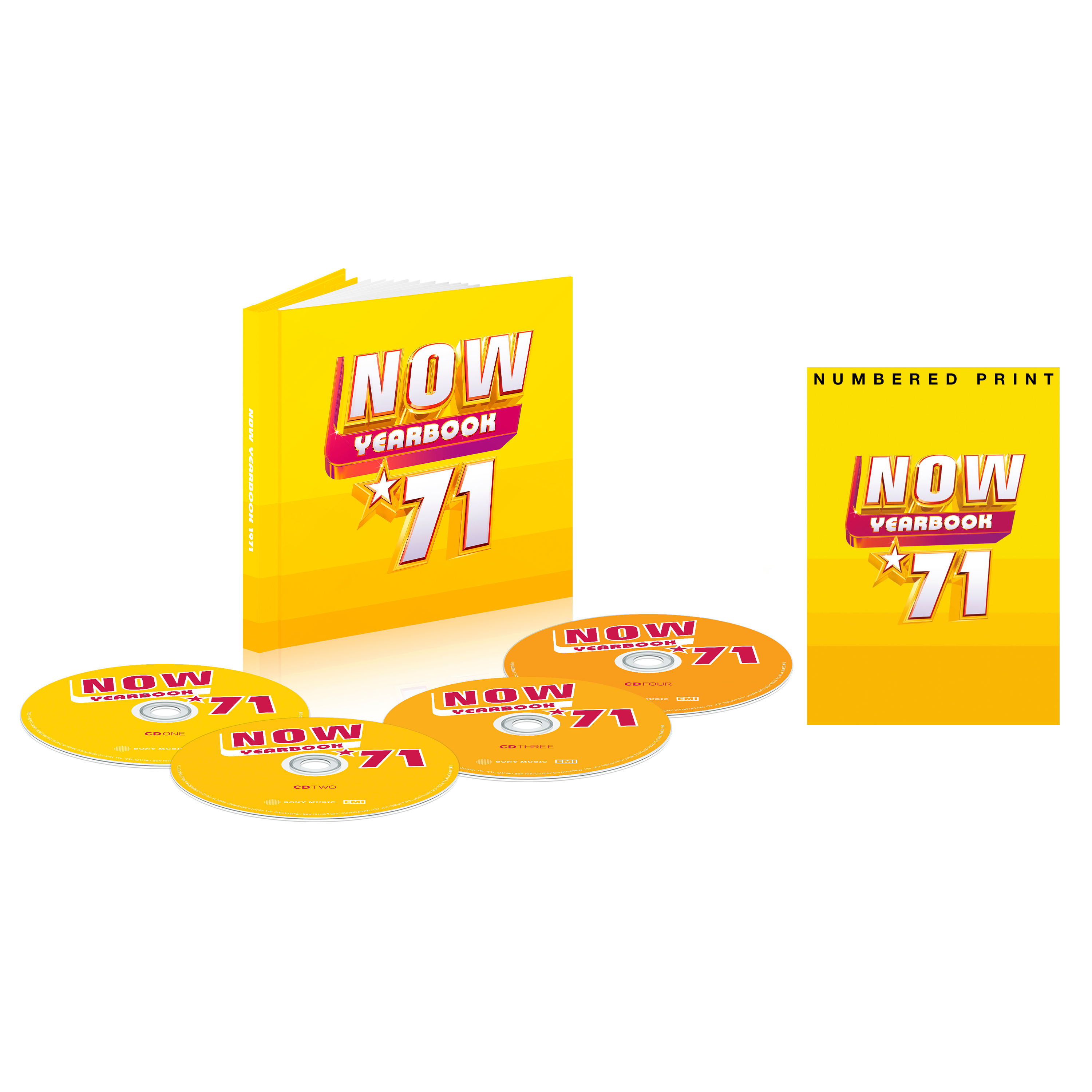 NOW – Yearbook 1971 (Special Edition 4CD) & Exclusive Numbered Print
