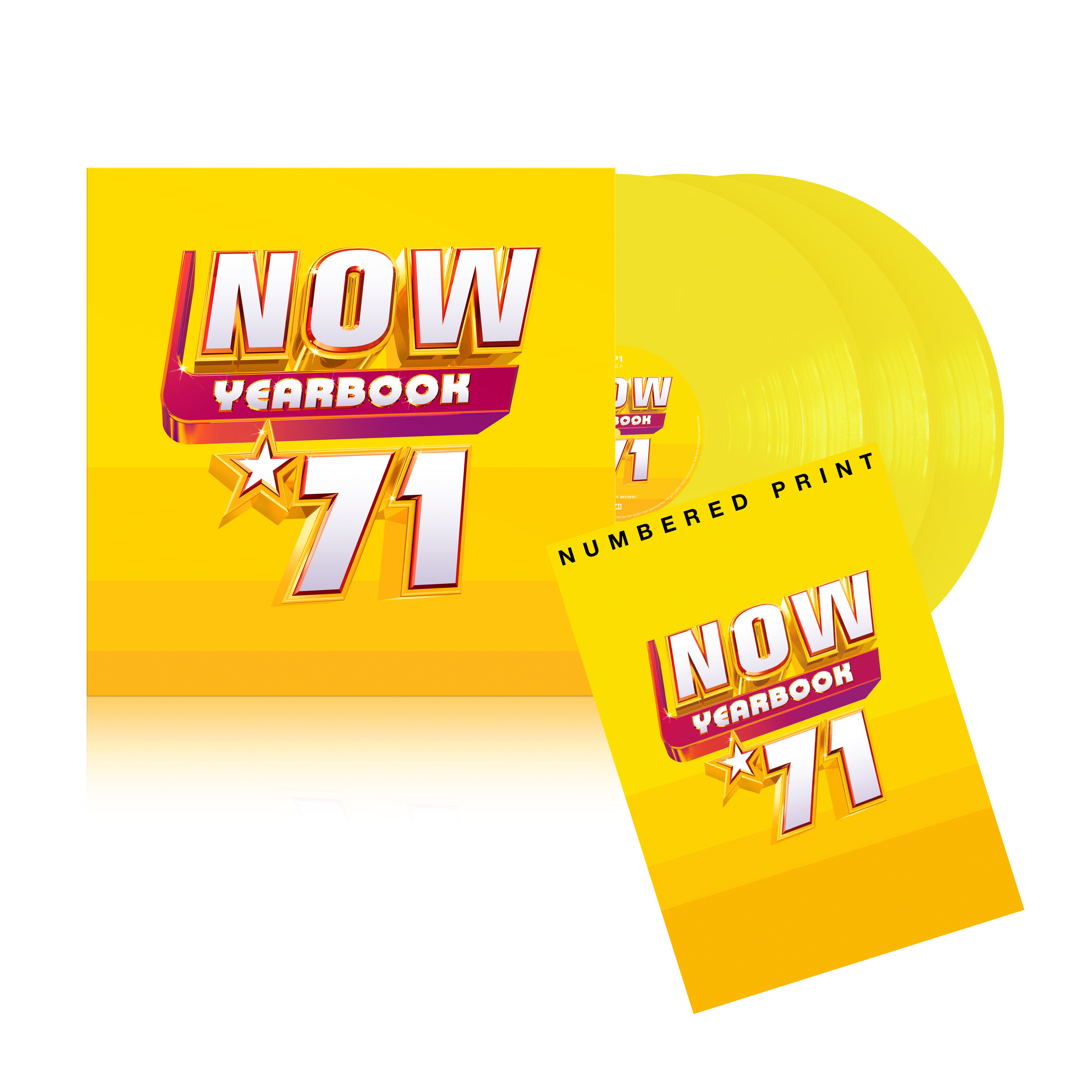 NOW – Yearbook 1971 (3LP) & Exclusive Numbered Print