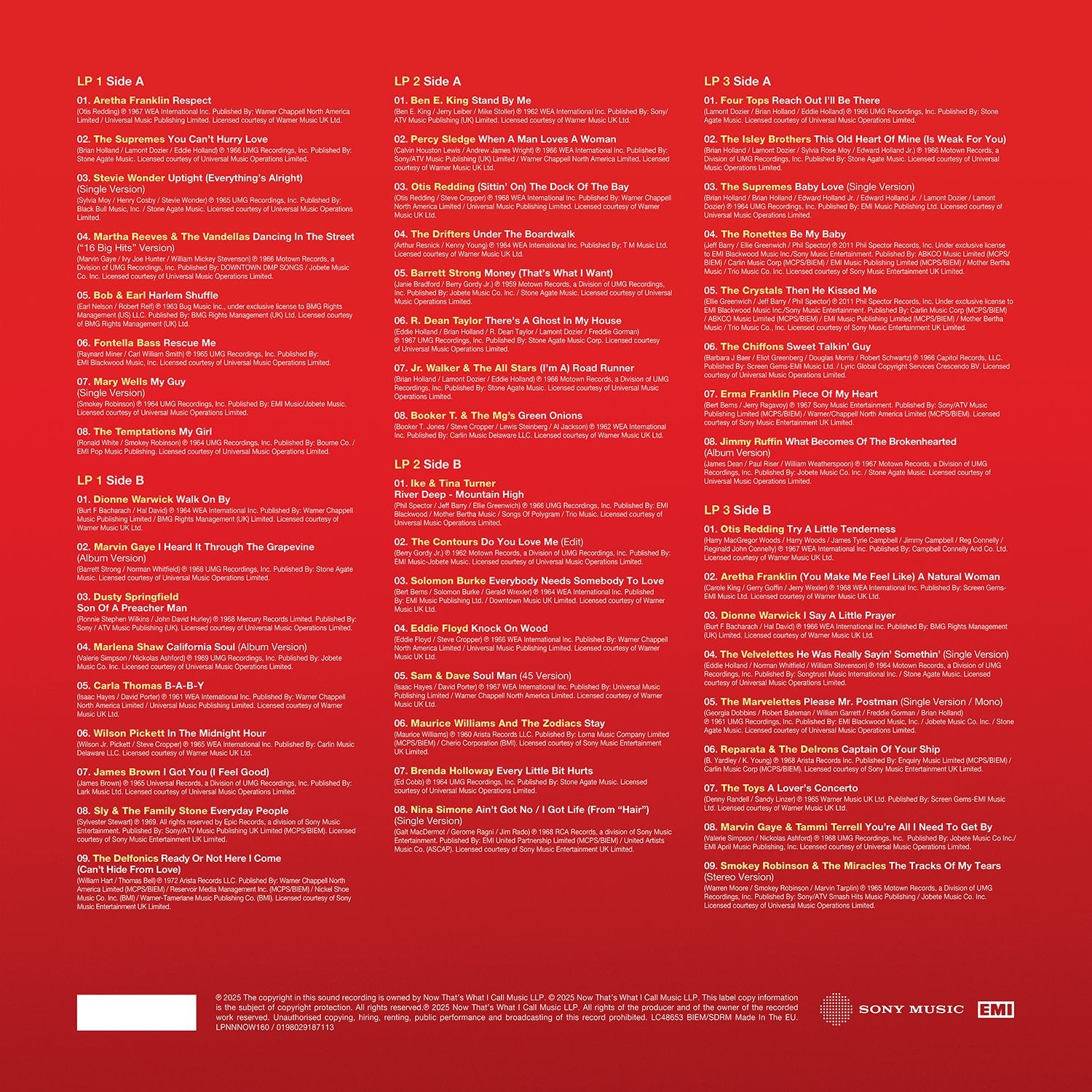 Various Artists - NOW That’s What I Call 60s Soul (3LP)