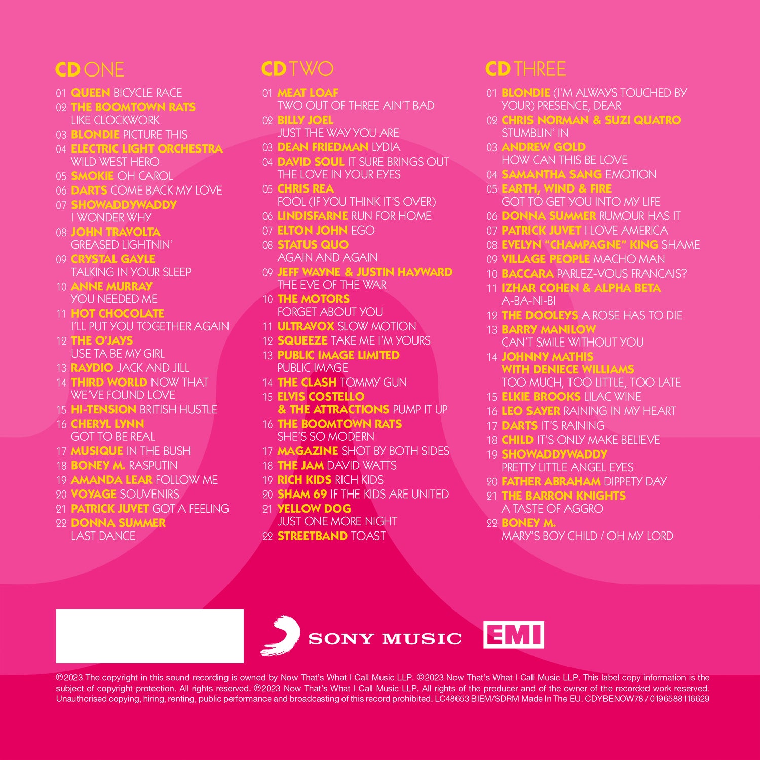 Various Artists - NOW – Yearbook Extra 1978 (3CD) - NOW MUSIC