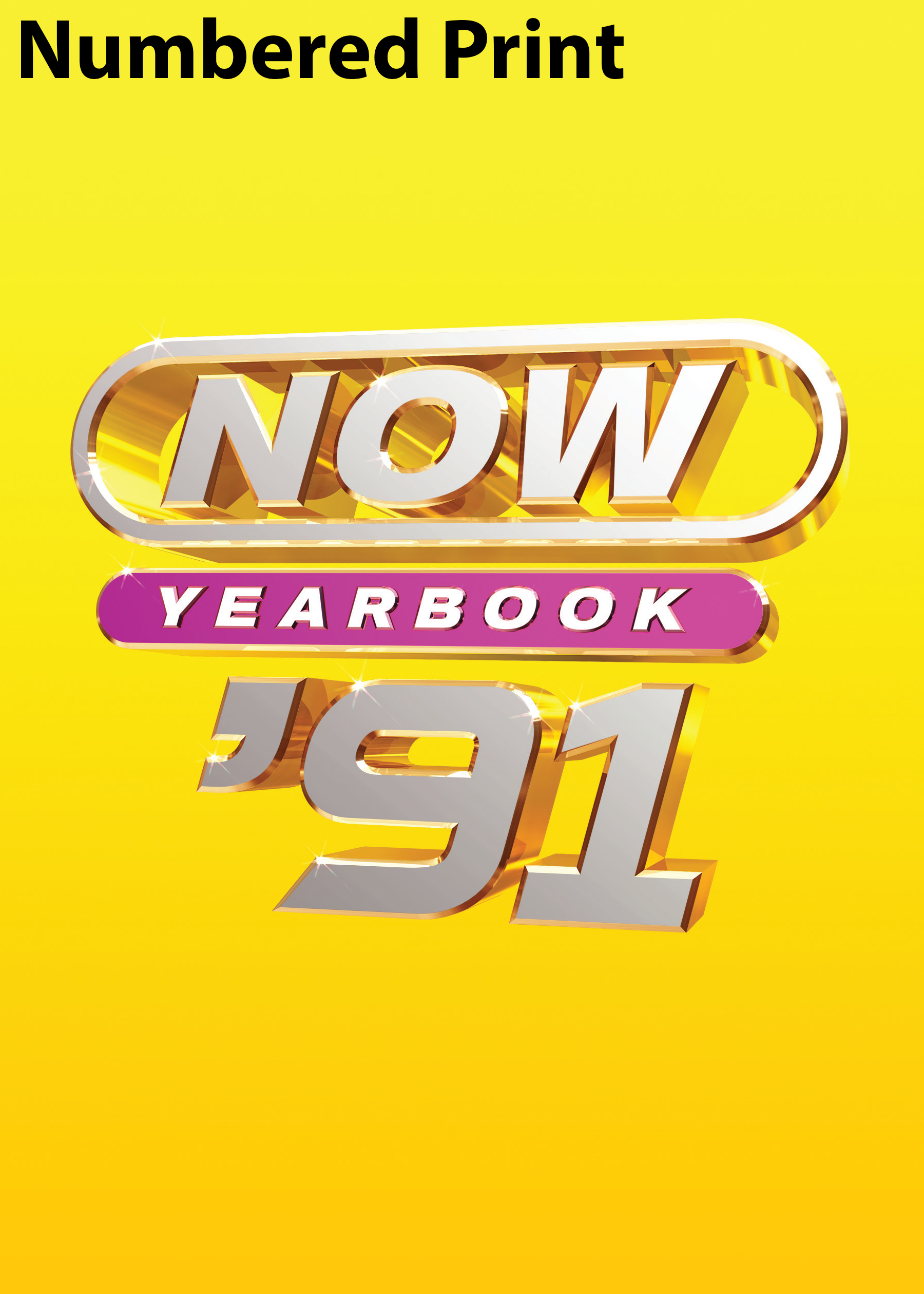 Various Artists - NOW - Yearbook 1991 Numbered Art Card