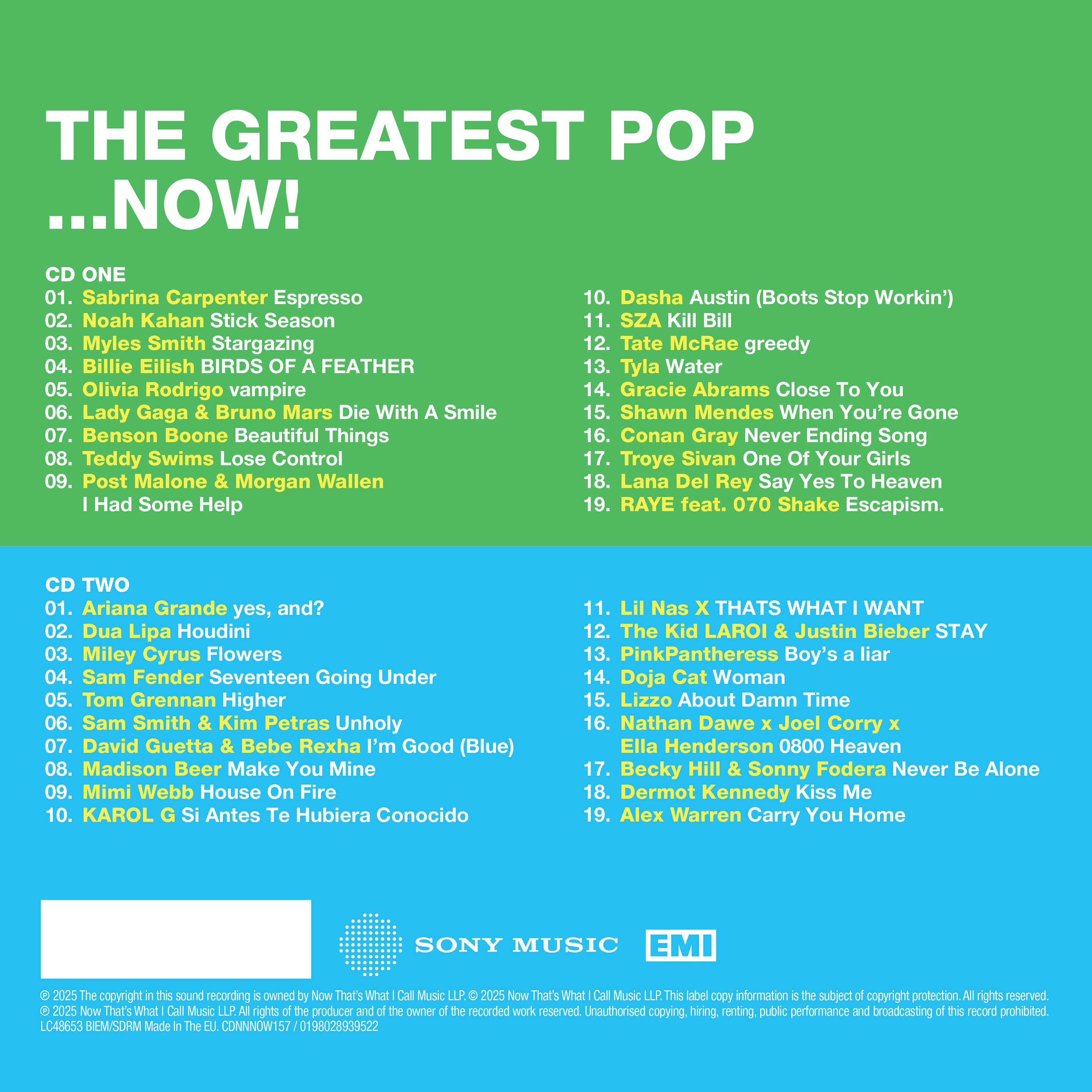 Various Artists - NOW That's What I Call… Pop! (2CD)