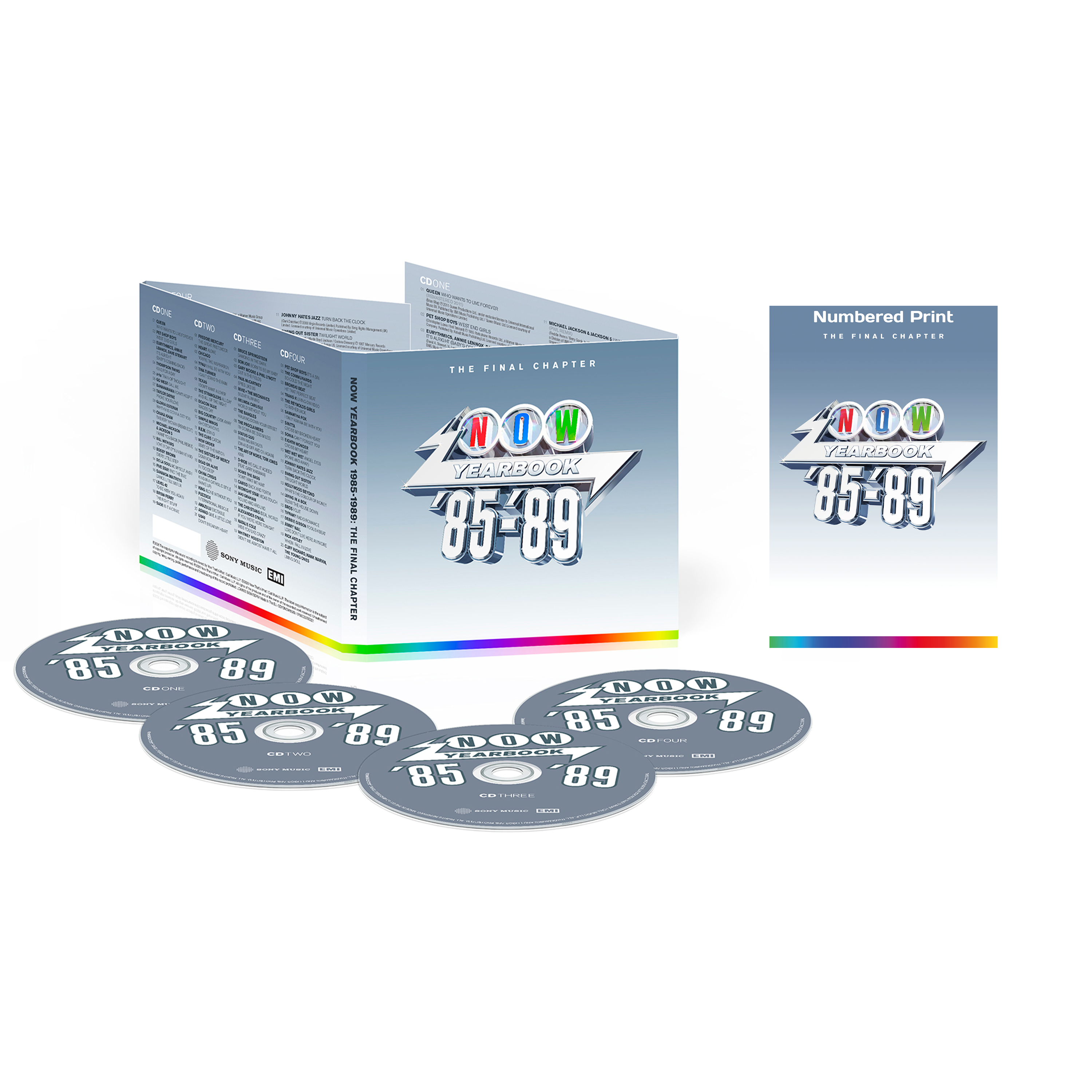 NOW – Yearbook 1985-1989: The Final Chapter (4CD) & Exclusive Numbered Print