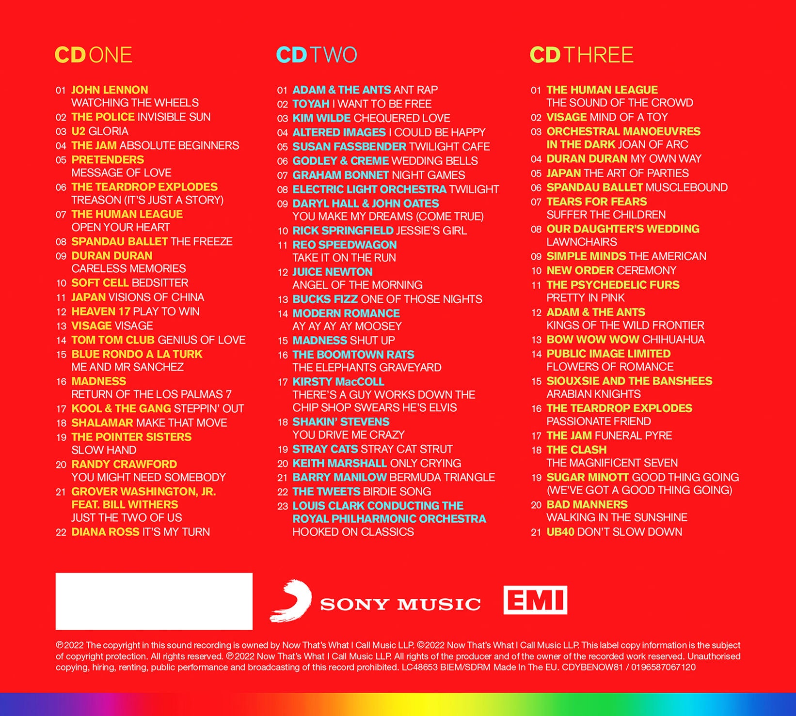 NOW – Yearbook Extra 1981 (3CD) - NOW MUSIC Official Store