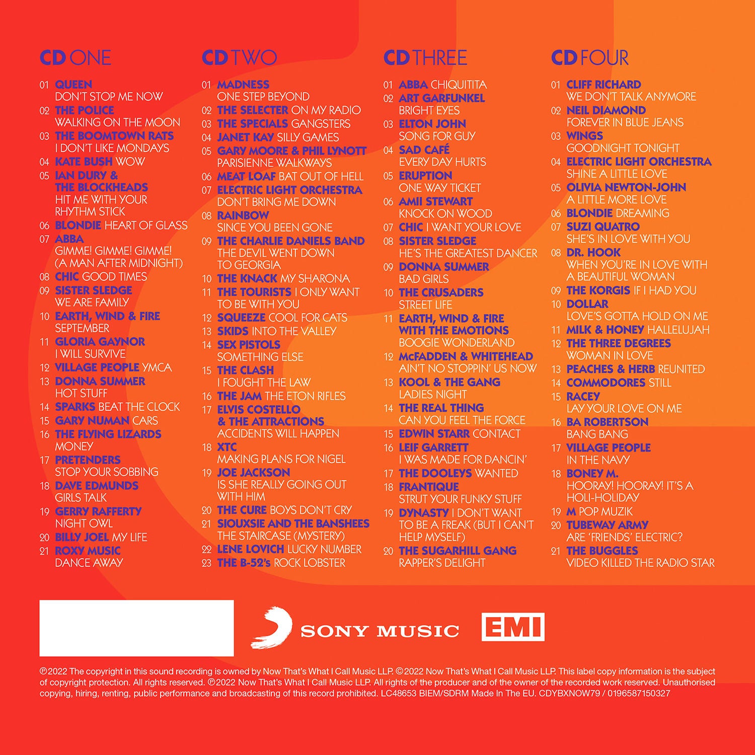 NOW – Yearbook 1979 (Special Edition 4CD) - NOW MUSIC Official Store