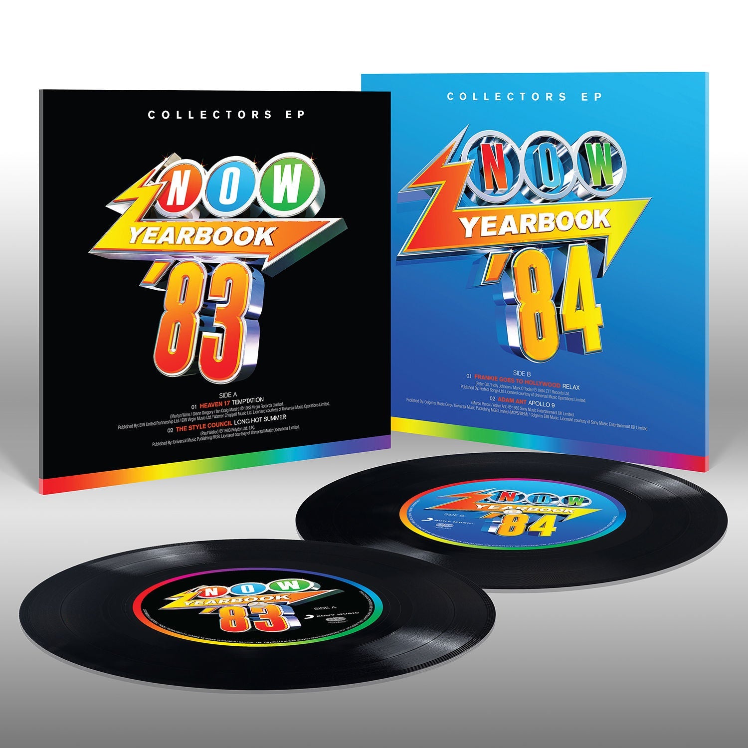 NOW That’s What I Call 80s Dancefloor: HI-NRG & POP (2LP) & NOW Yearbook – Collectors EP 7” Single