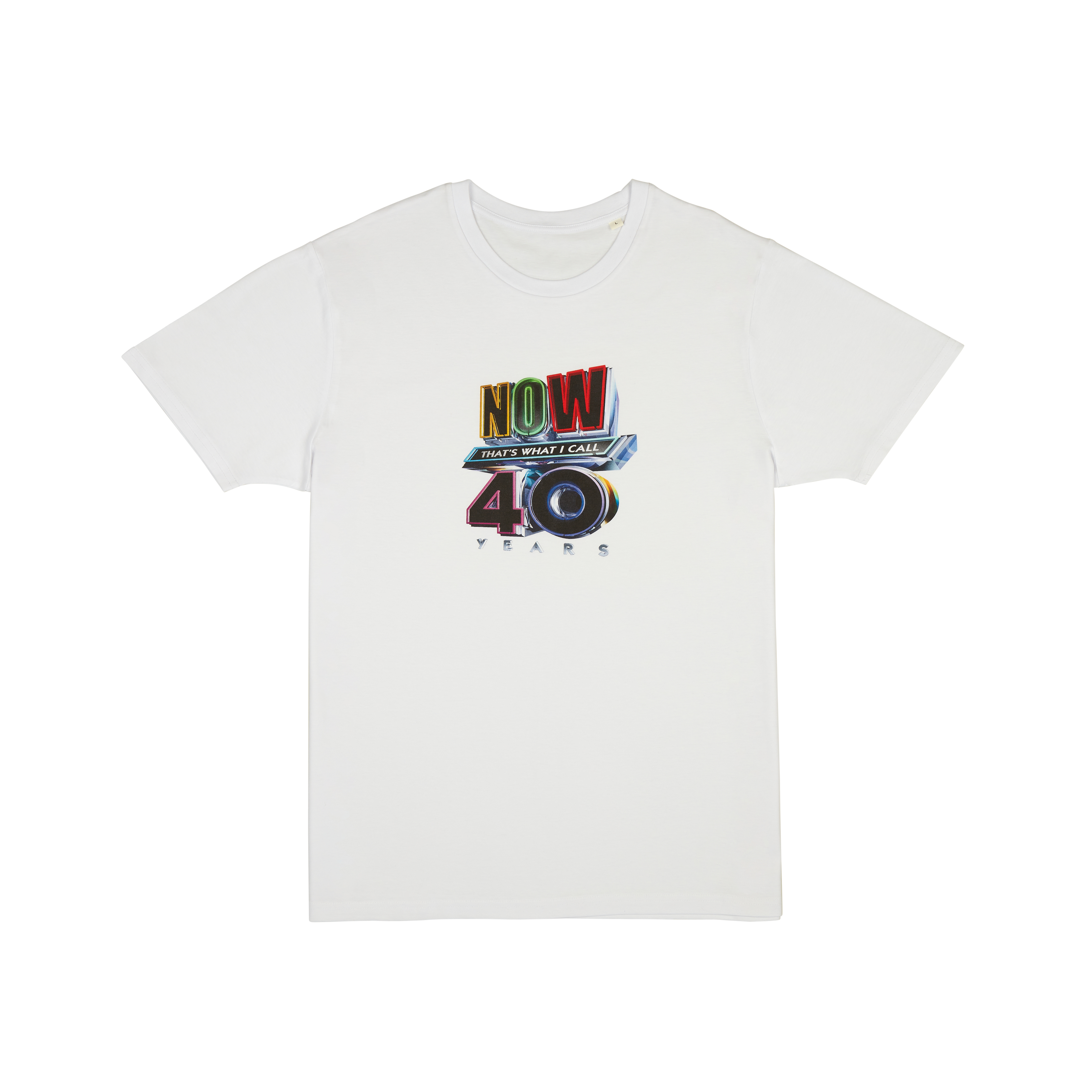 Now Music - NOW 40th Anniversary T-shirt White