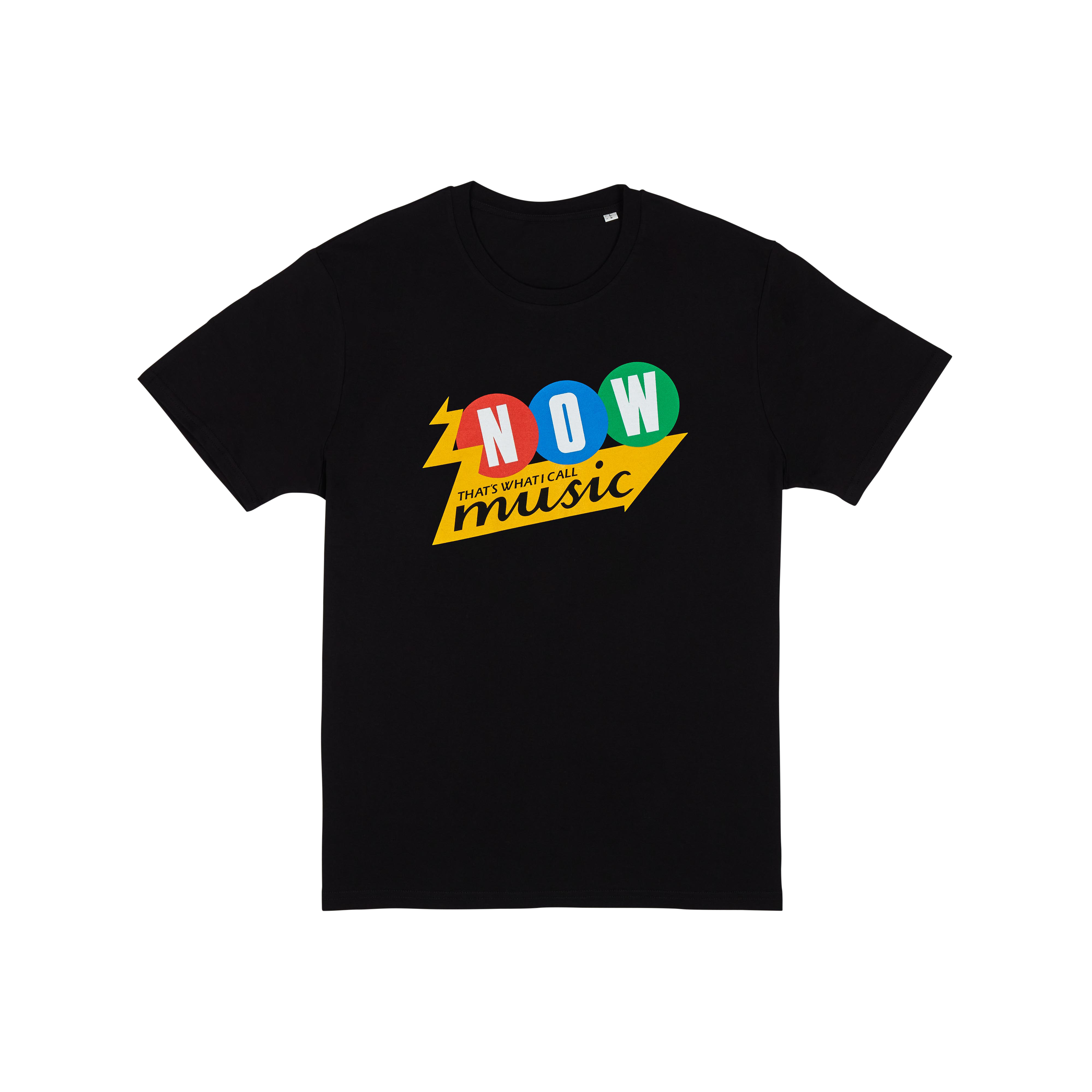 NOW Classic Logo T-shirt Black - NOW MUSIC Official Store