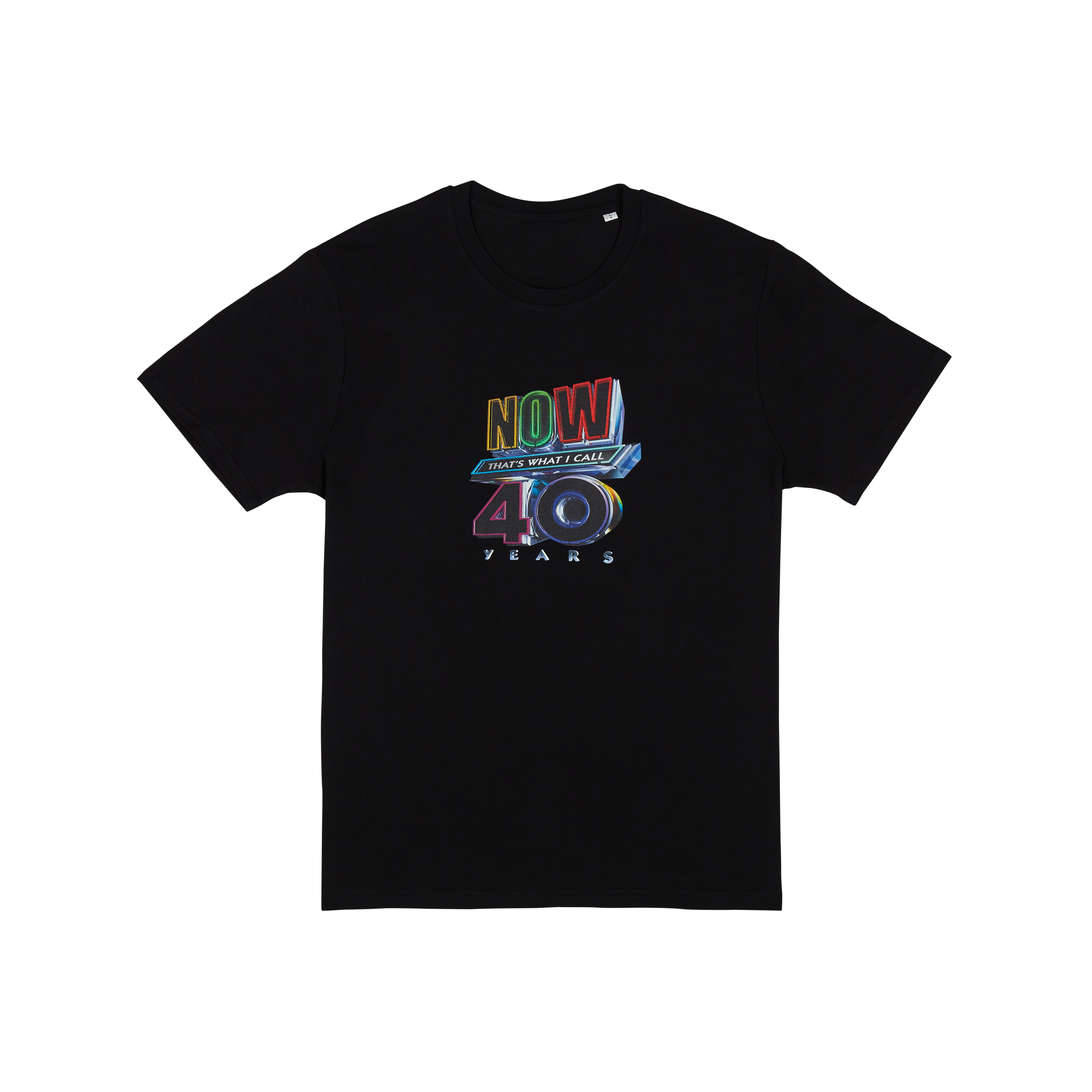 Now Music - NOW 40th Anniversary Black T-shirt