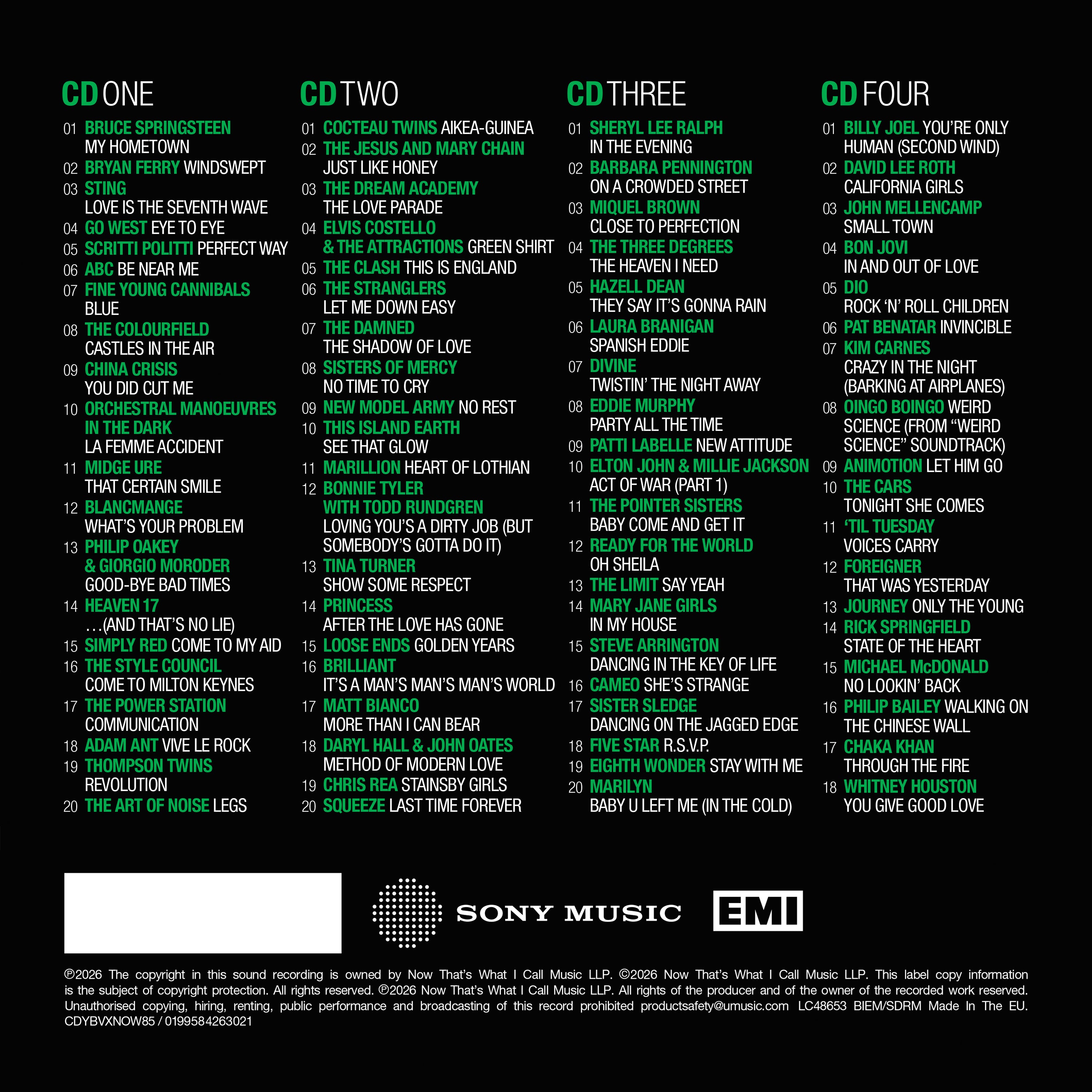 Various Artists - NOW Yearbook – THE VAULT: 1985 (Special Edition 4CD)