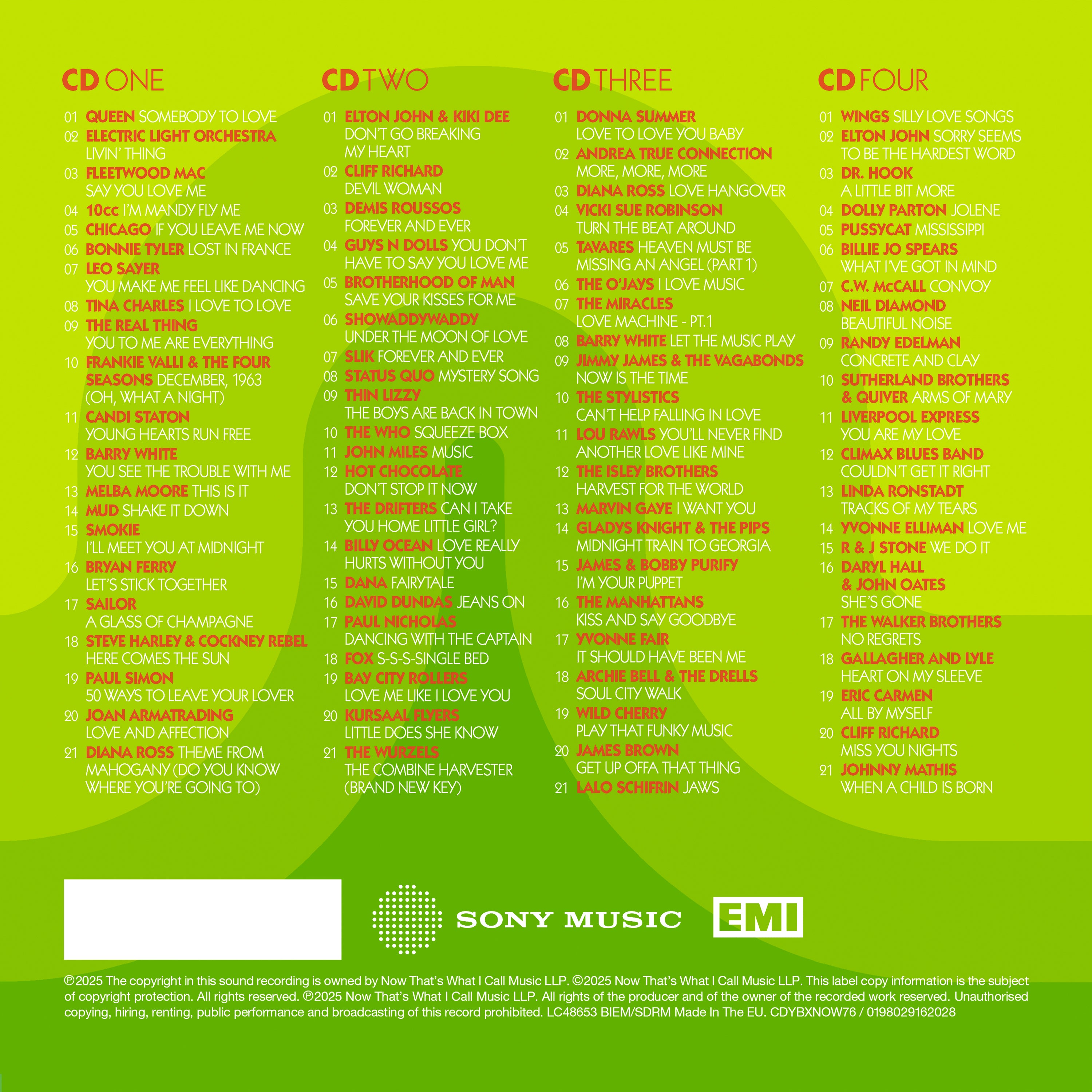 Various Artists - NOW - Yearbook 1976 (Special Edition 4CD)