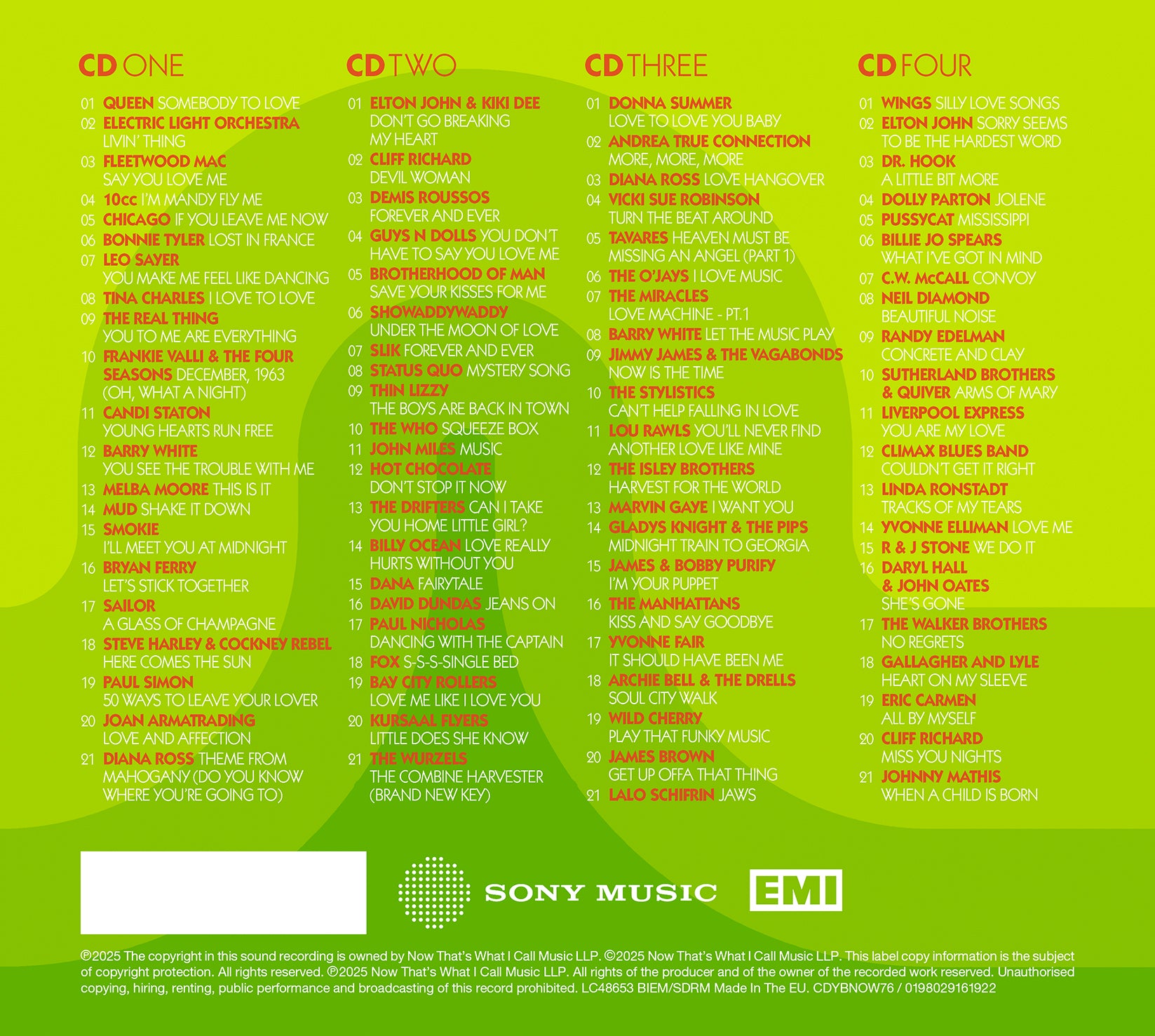 Various Artists - NOW - Yearbook 1976 (4CD)