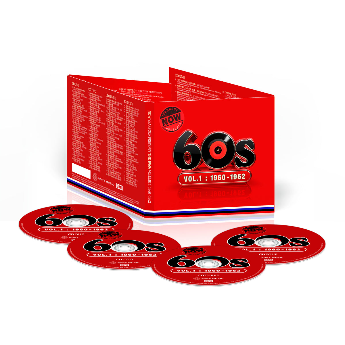NOW Yearbook Presents - The 60s - Volume 1: 1960-1962 (4CD) - NOW MUSIC ...