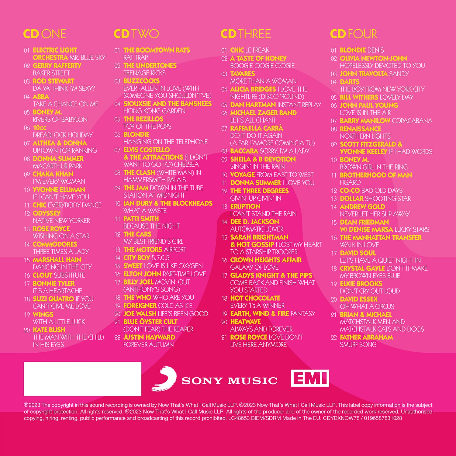 Now Music - NOW – Yearbook 1978 (Special Edition 4CD) - NOW MUSIC