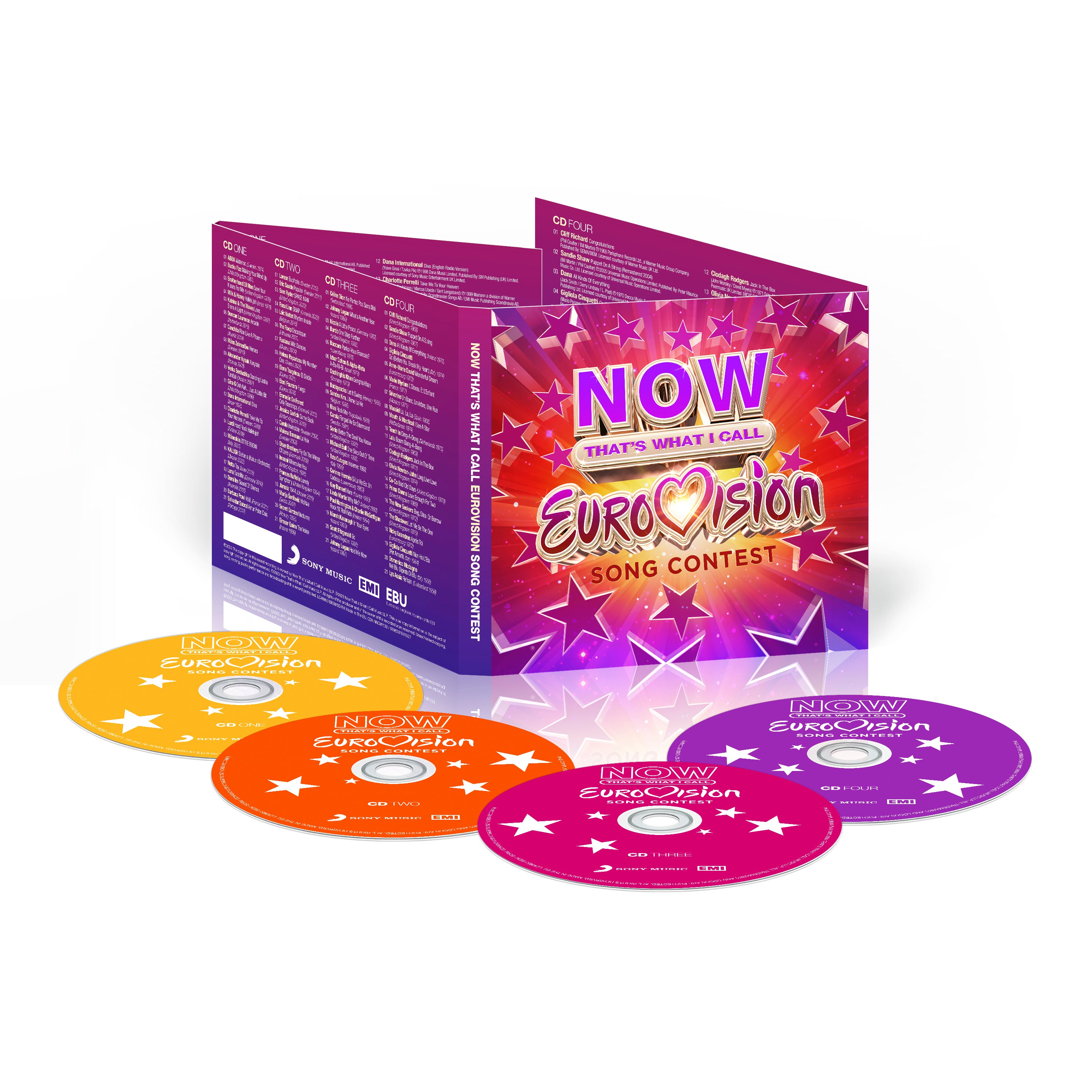 Various Artists - NOW That's What I Call Eurovision Song Contest (4CD Album)
