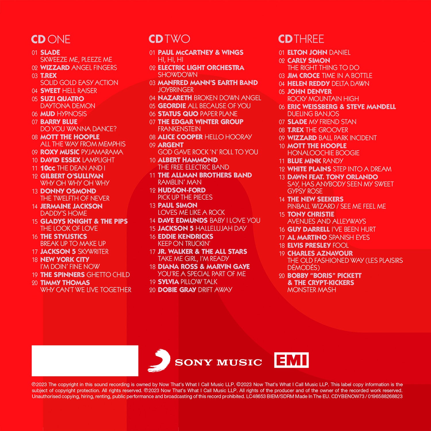 Various Artists - NOW – Yearbook Extra 1973 (3CD).