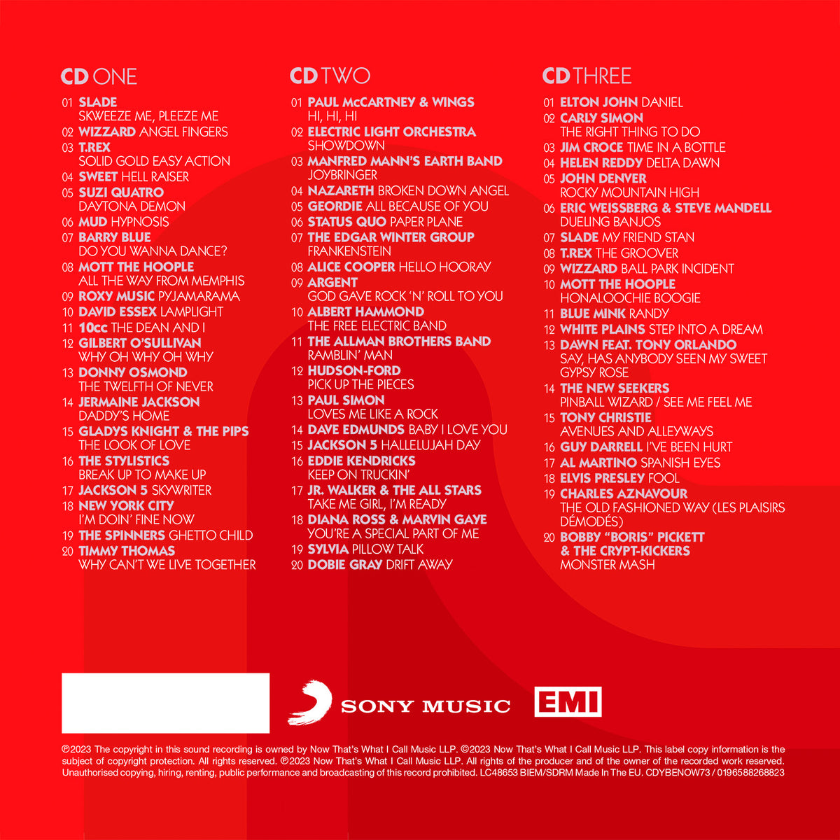 Various Artists - NOW – Yearbook Extra 1973 (3CD).