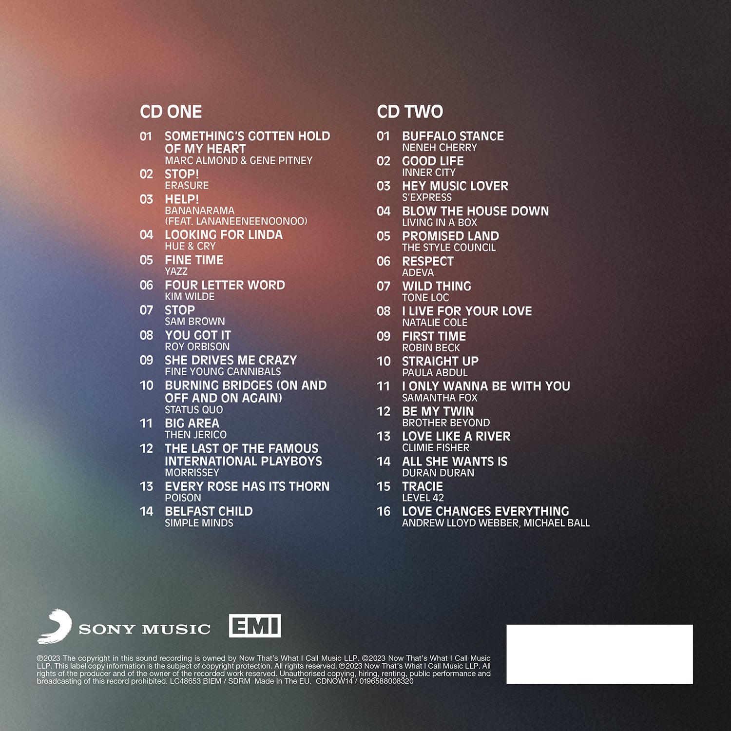 NOW THAT'S WHAT I CALL MUSIC 114〜119 Various Artists - Now That's What I Call Music 119 / Various