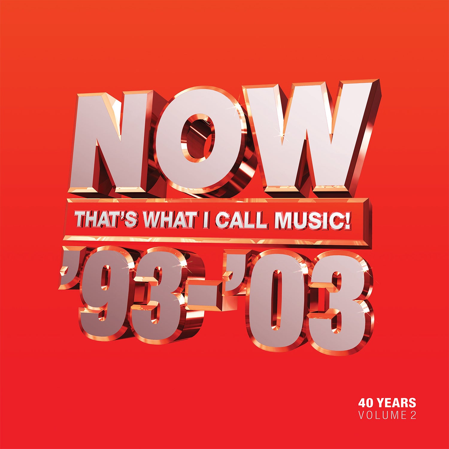 NOW That's What I Call 40 Years: Volume 2 - 1993-2003 (3LP) - NOW