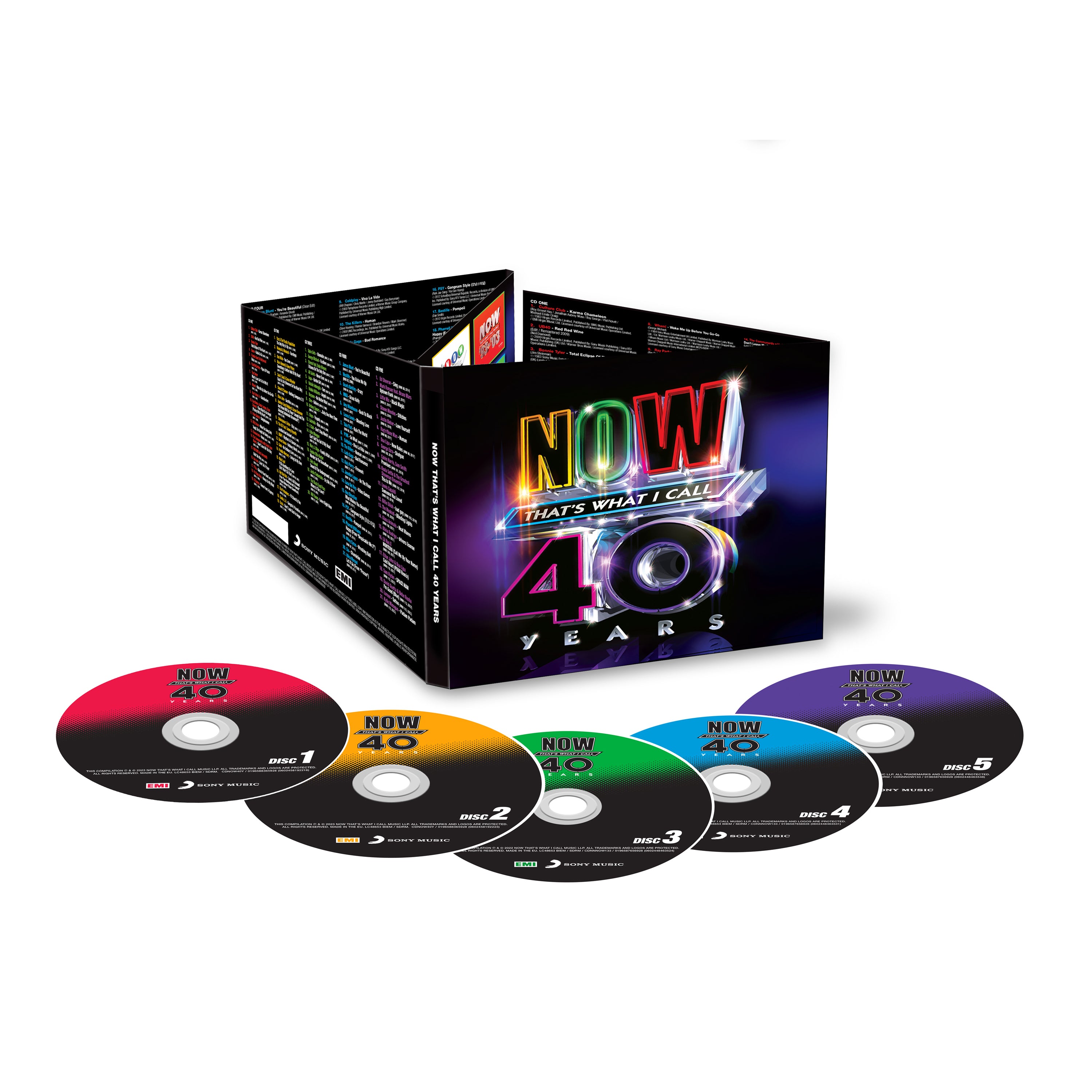 Various Artists - NOW That's What I Call 40 Years (5CD).