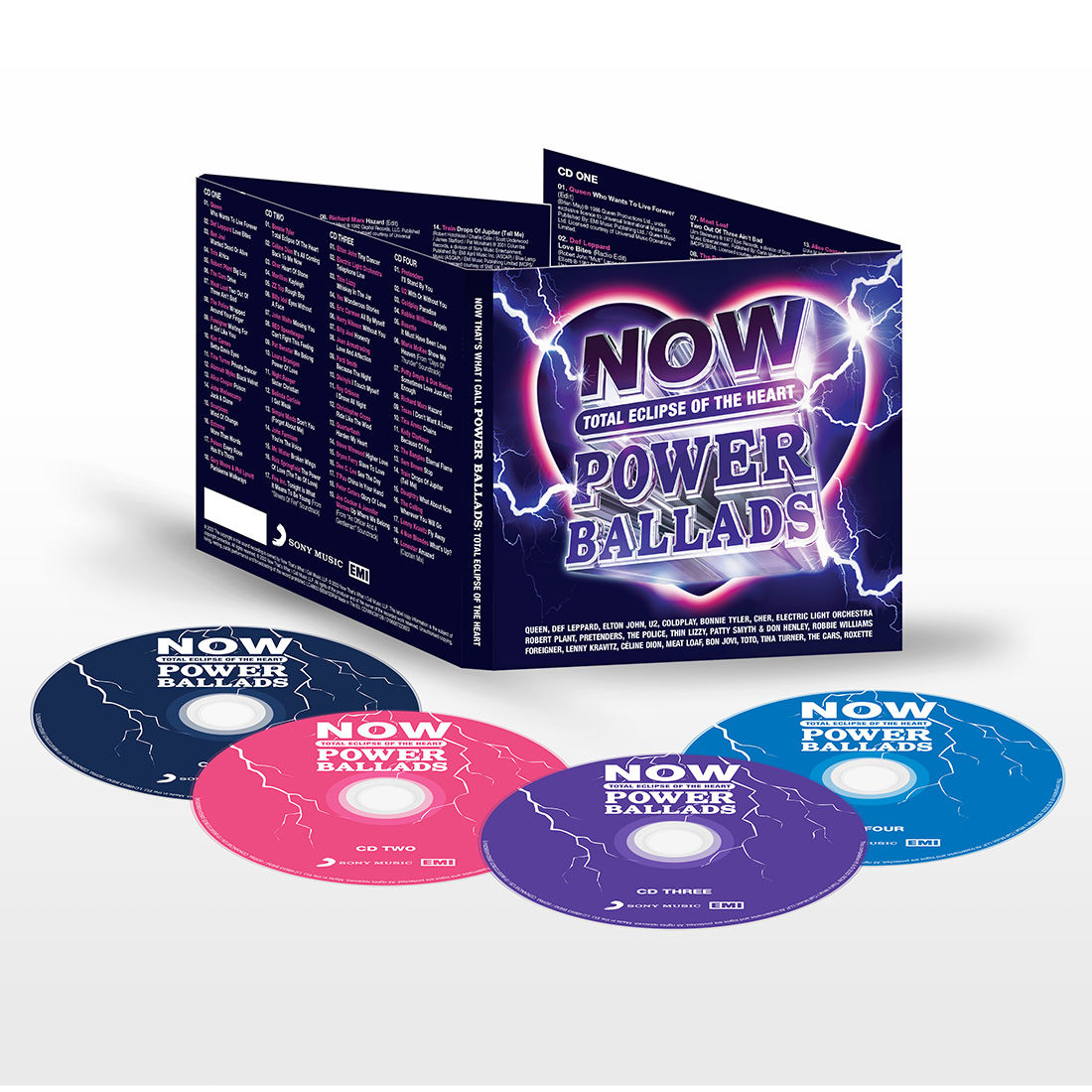 Various Artists - NOW That's What I Call Power Ballads: Total Eclipse Of The Heart (4CD)