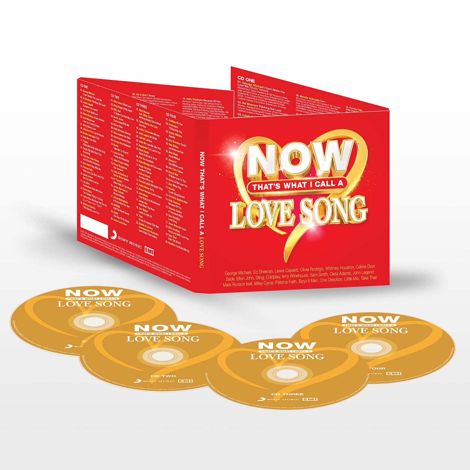 NOW That’s What I Call A Love Song (4CD) - NOW MUSIC Official Store